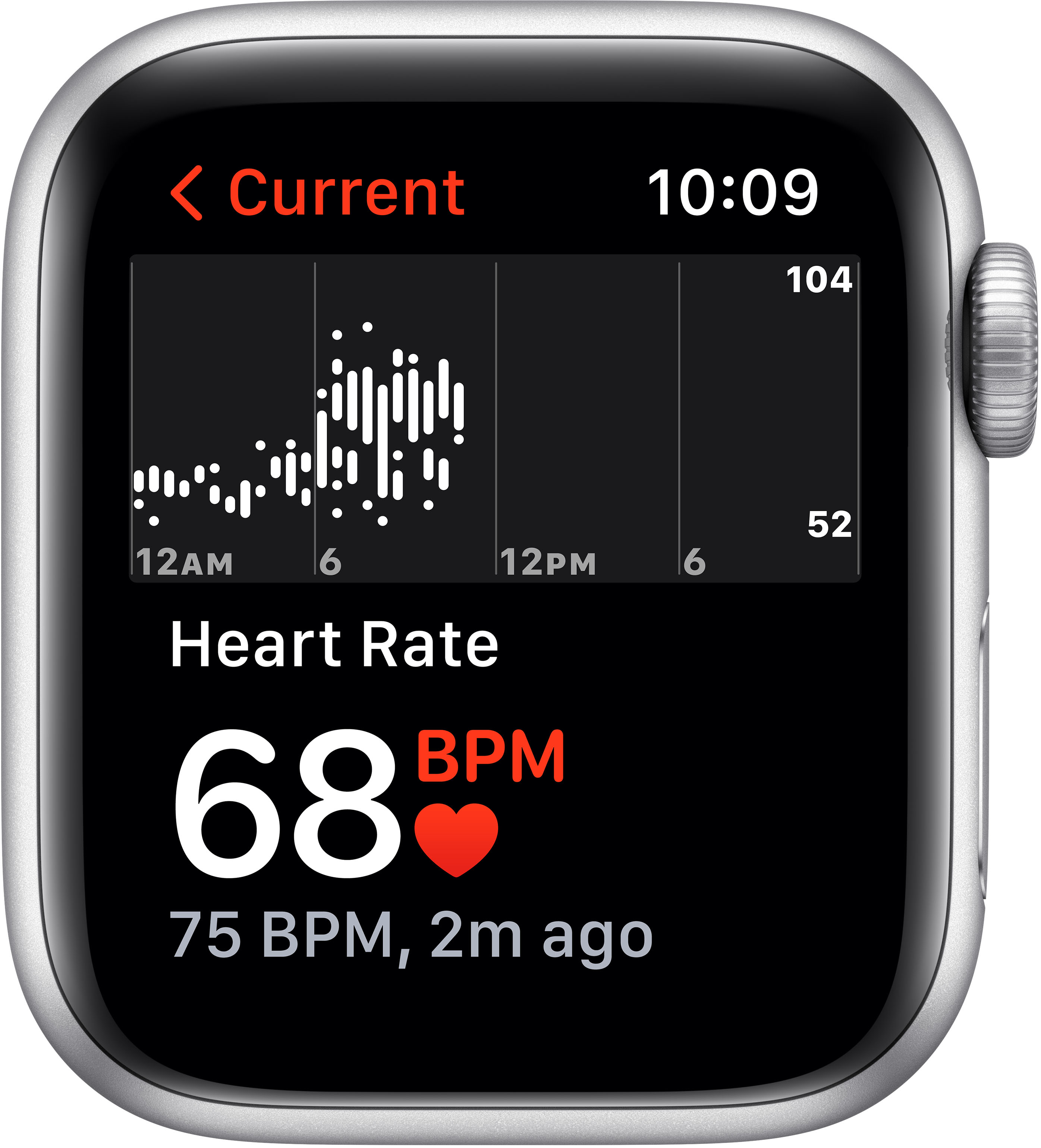 APPLE Watch Nike SE GPS 40mm Aluminiumgehäuse Silber mit Sportarmband Pure Platinum/Schwarz