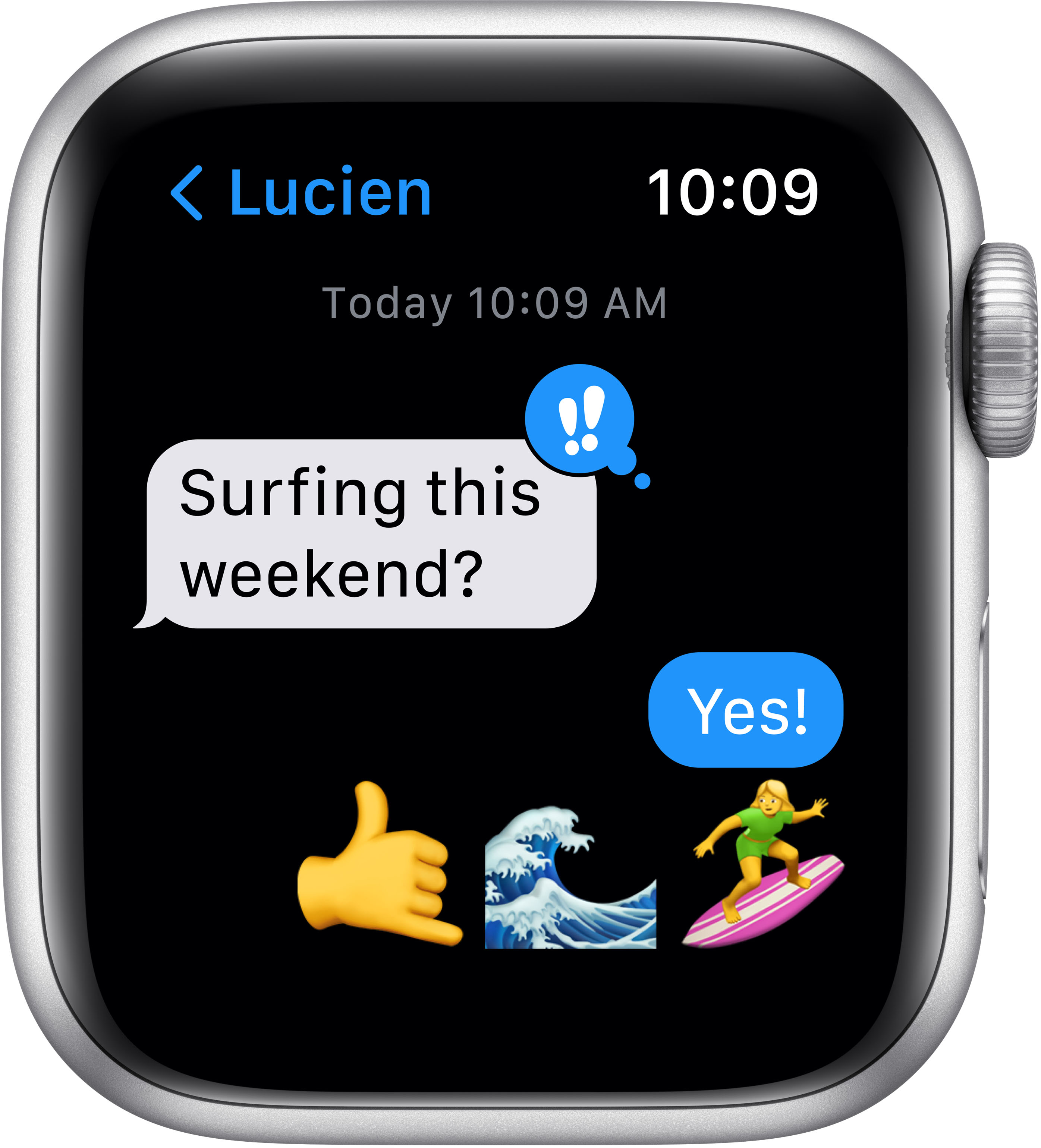 APPLE Watch Nike SE GPS 40mm Aluminiumgehäuse Silber mit Sportarmband Pure Platinum/Schwarz