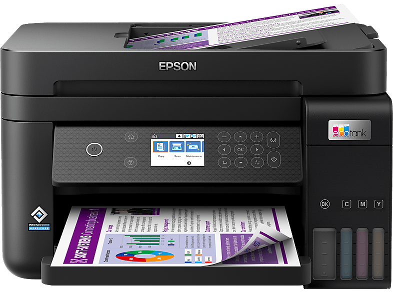 EPSON EcoTank L6270 multifunkciós színes DUPLEX WiFi/LAN külső tintatartályos tintasugaras nyomtató (C11CJ61403)