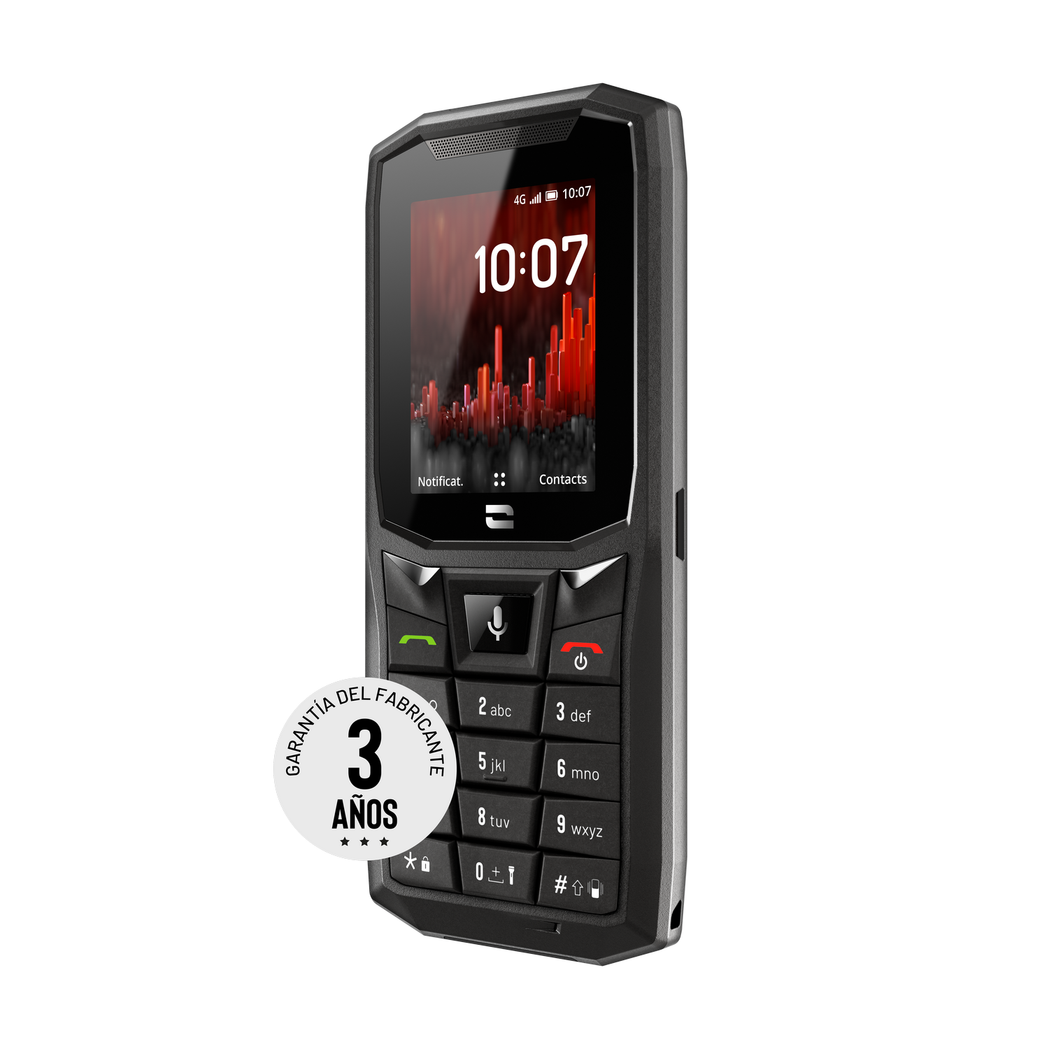 Móvil - Crosscall Core-S4, Negro, 512 Mo, 2.4", Dual SIM, MTK6731, 2300 mAh, KaiOS