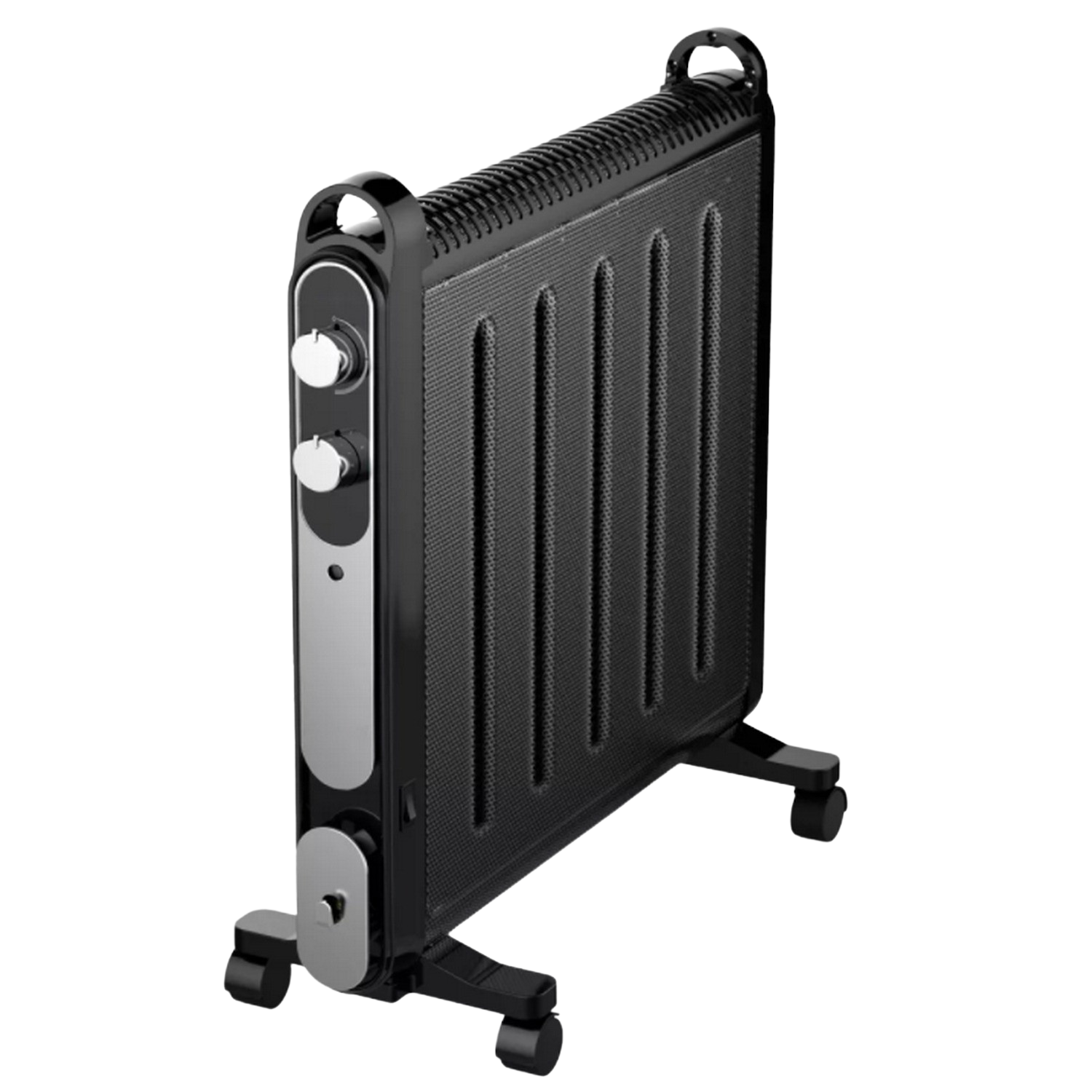 Radiador - Infiniton HMK-31, 2000 W, 3 Niveles de calor, Soporte anti-vuelco, Ruedas, Negro