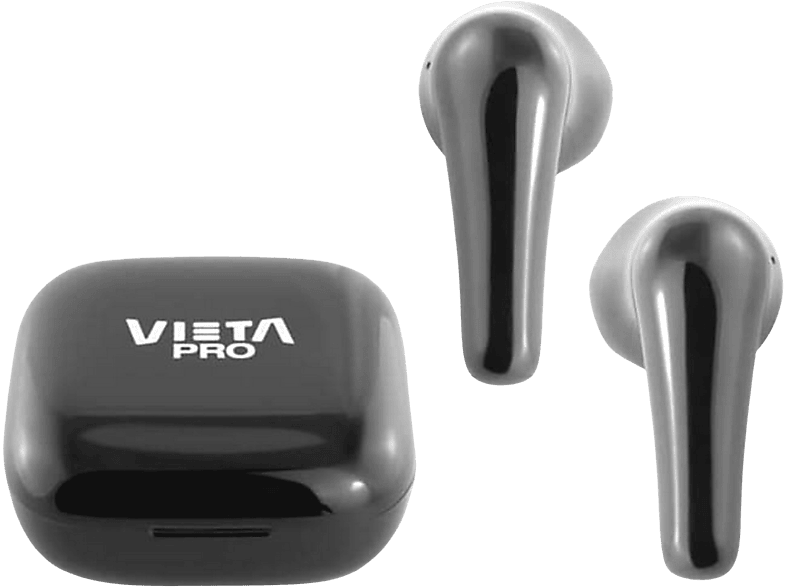 Auriculares True Wireless  Vieta Pro Fit, Hasta 20hs, BT 5.0, IPX4, Touch  control, Negro