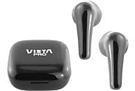 Auriculares True Wireless - Vieta Pro Fit, Hasta 20hs, BT 5.0, IPX4, Touch control, Negro