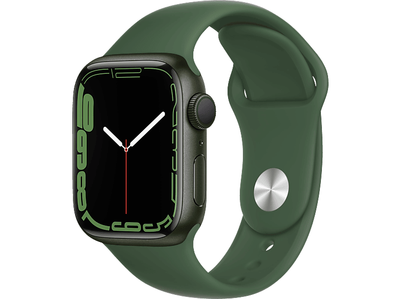 APPLE Watch Grün Armband: Gehäuse: 130 Smartwatch 41mm 7 Grün, (GPS) Series mm, - 200 Fluorelastomer