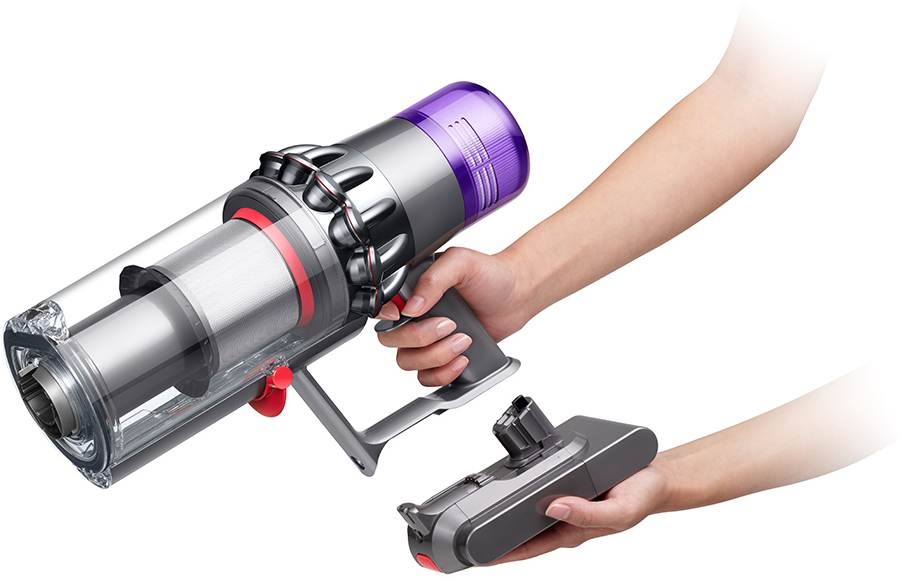 DYSON Outsize Absolute - Steelstofzuiger incl. kruimelzuiger - Accuduur 60 min - Rood