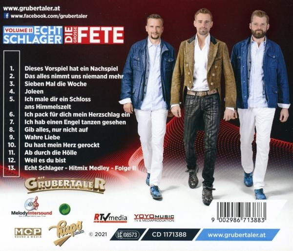 CD-Cover mit drei Männern, Bandnamen und Titelliste auf Deutsch.