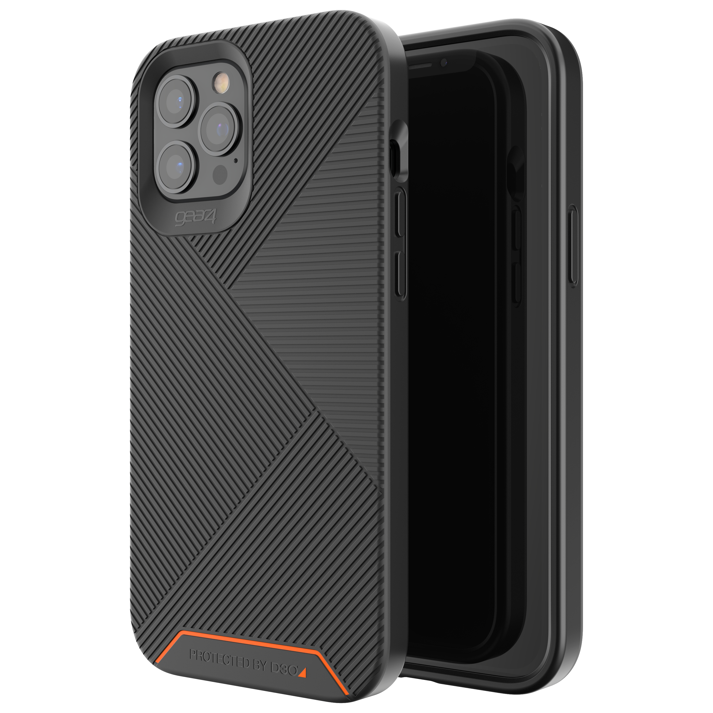 GEAR4 Battersea, Backcover, Apple, iPhone 12 Pro Max, Schwarz