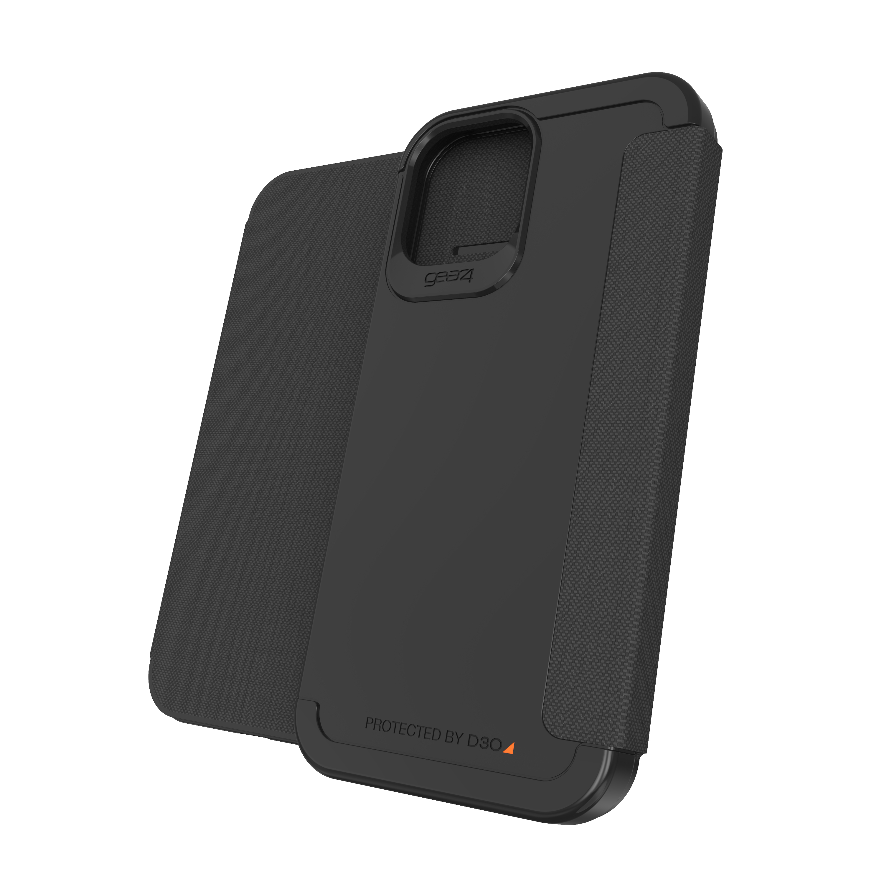 GEAR4 Wembley Flip, Bookcover, Apple, iPhone 12 Pro Max, Schwarz