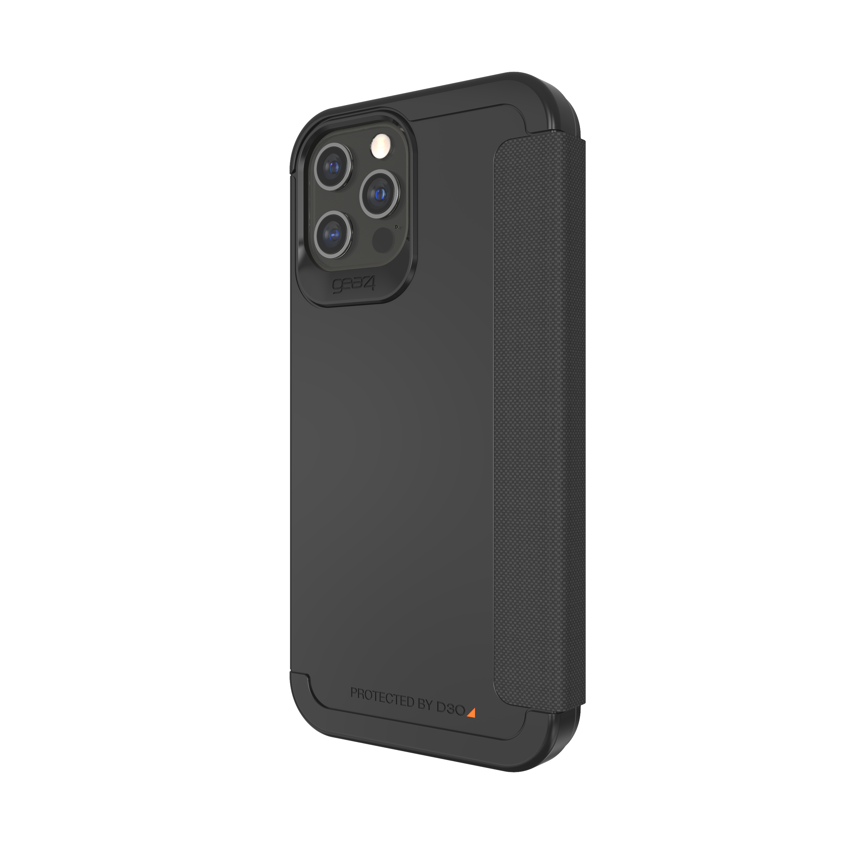 GEAR4 Wembley Flip, Bookcover, Apple, iPhone 12 Pro Max, Schwarz