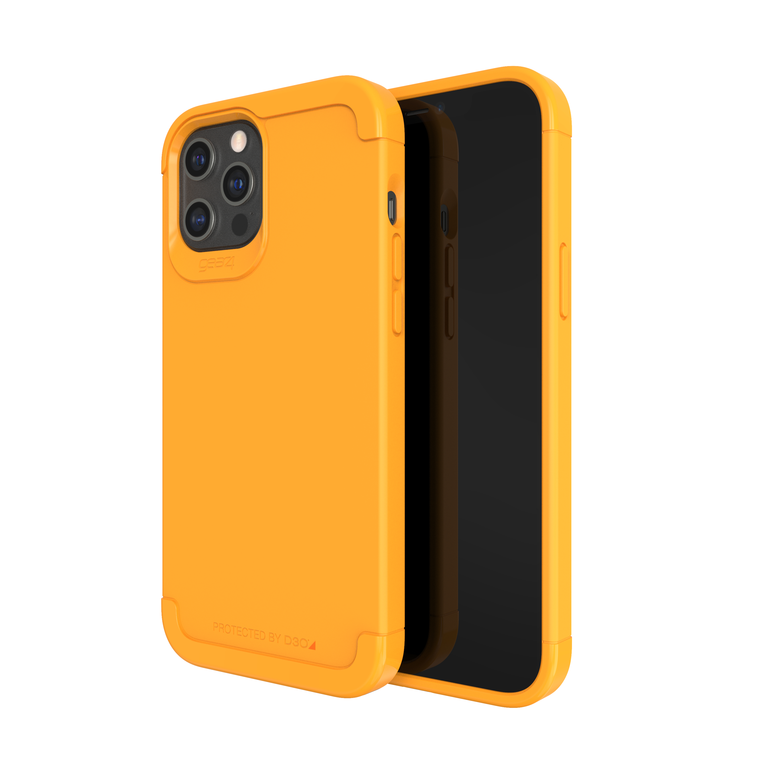 GEAR4 Wembley Palette, Backcover, Apple, iPhone 12 Pro Max, Safrangelb
