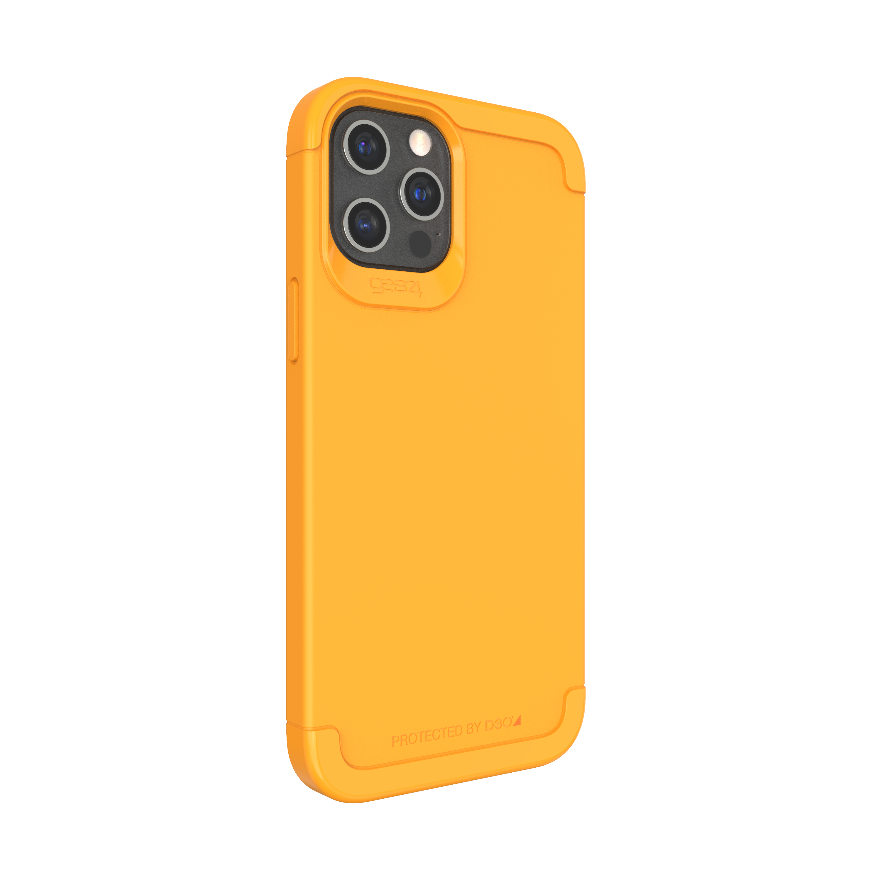 GEAR4 Wembley Palette, Backcover, Apple, iPhone 12 Pro Max, Safrangelb