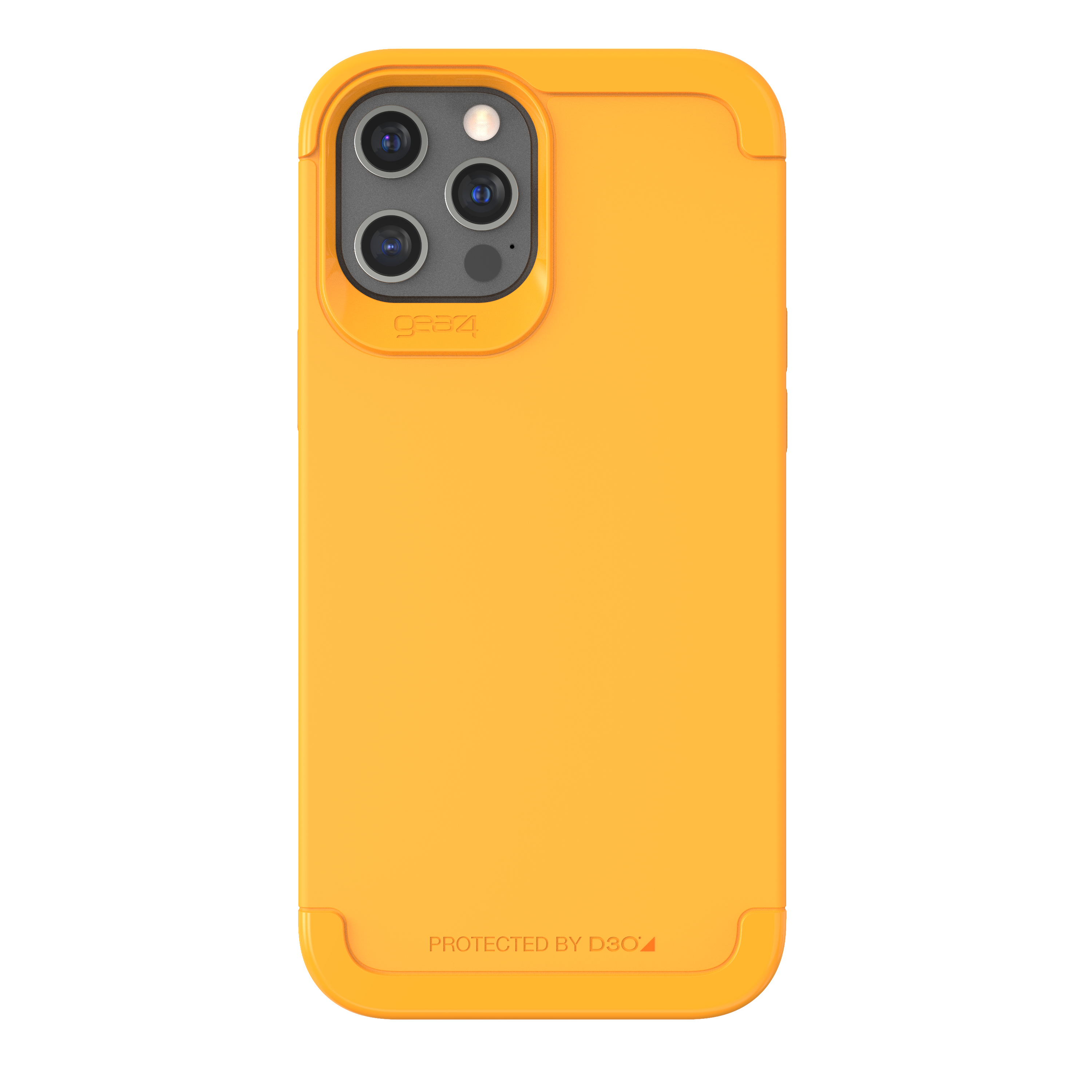 GEAR4 Wembley Palette, Backcover, Apple, iPhone 12 Pro Max, Safrangelb