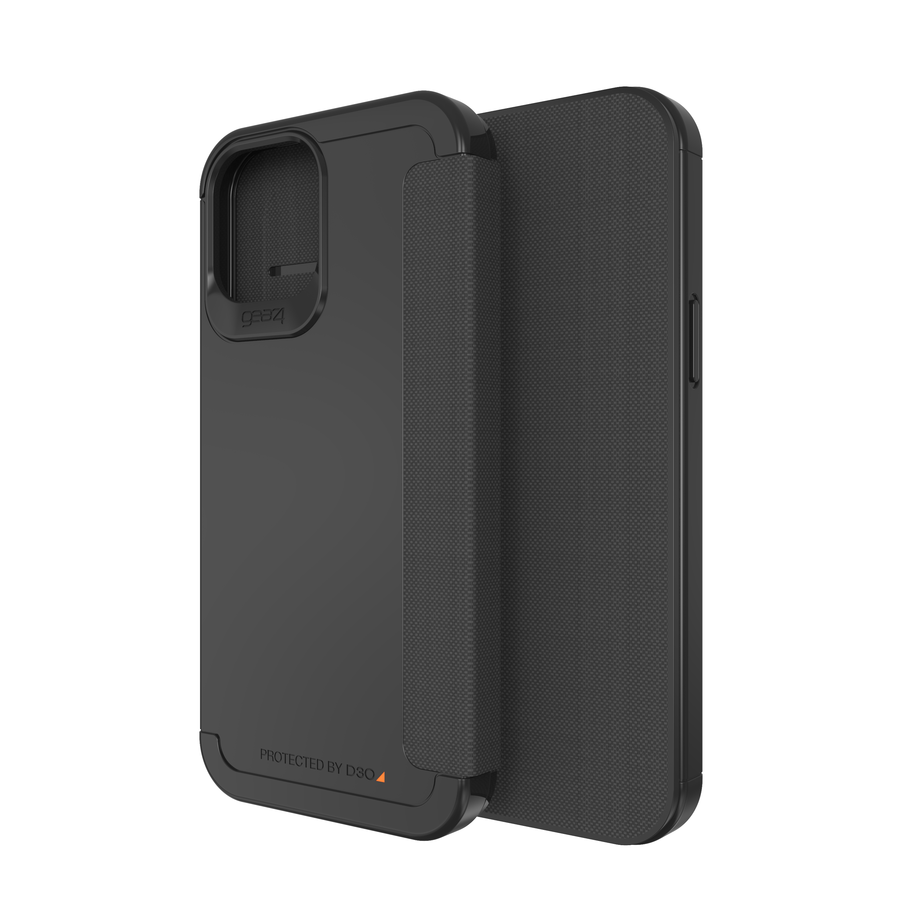 GEAR4 Wembley Flip, Bookcover, Apple, iPhone 12 Pro Max, Schwarz