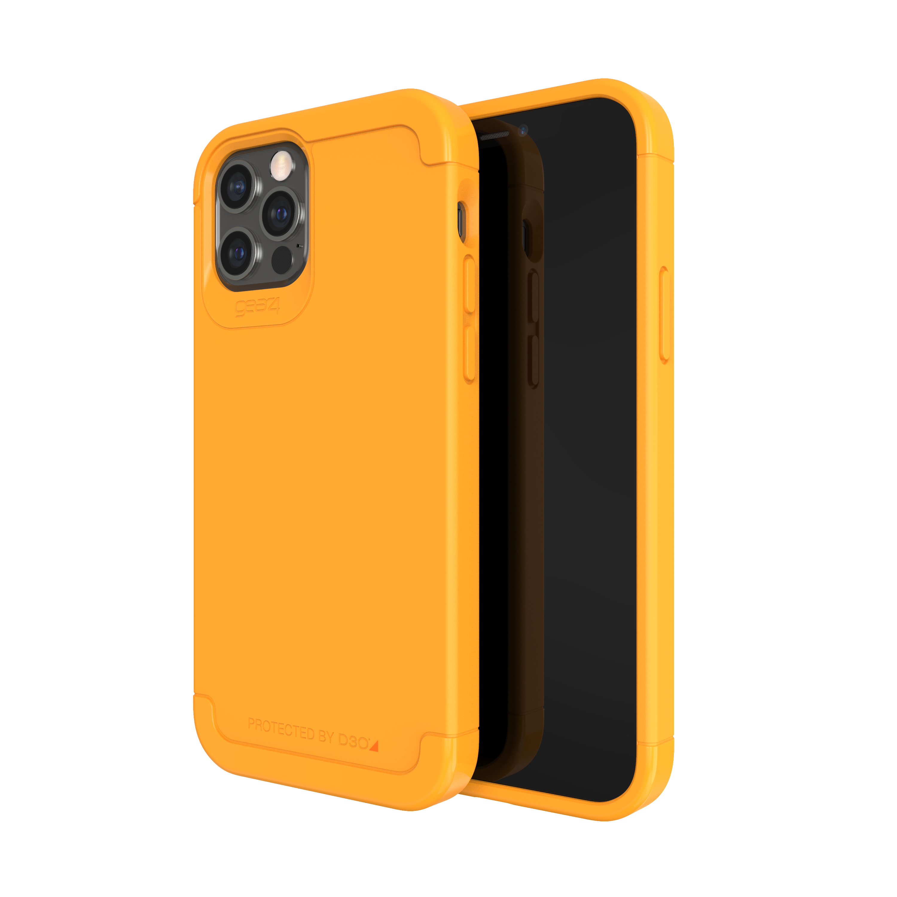 GEAR4 Wembley Palette, Backcover, Apple, iPhone 12/12 Pro, Safrangelb