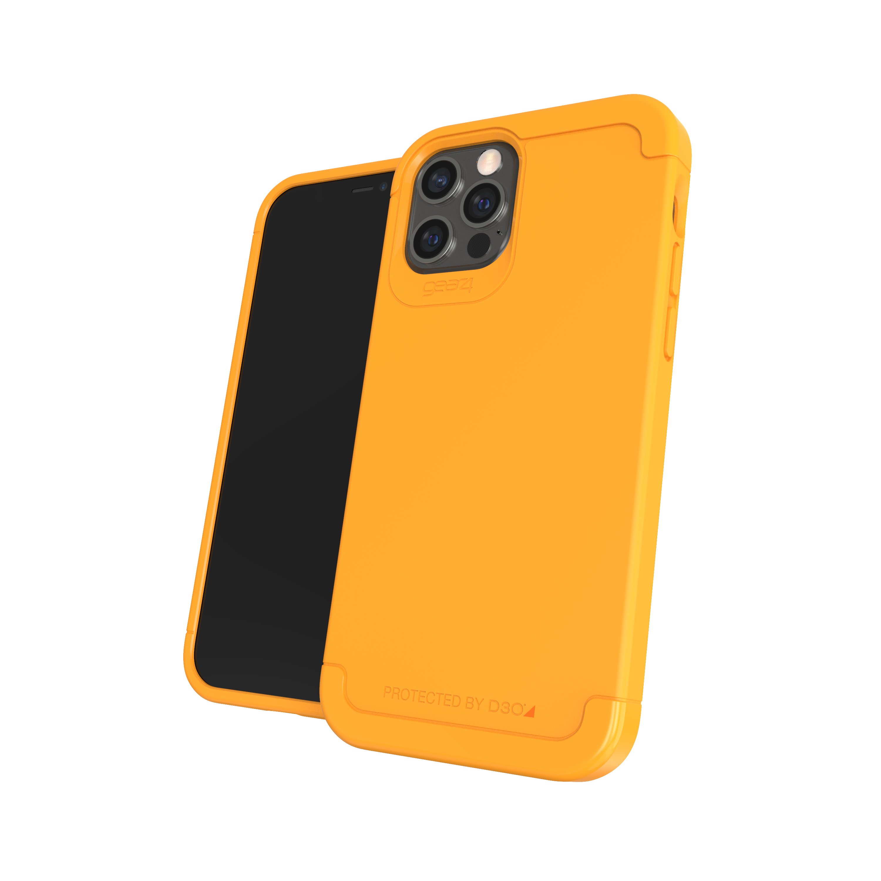 GEAR4 Wembley Palette, Backcover, Apple, iPhone 12/12 Pro, Safrangelb