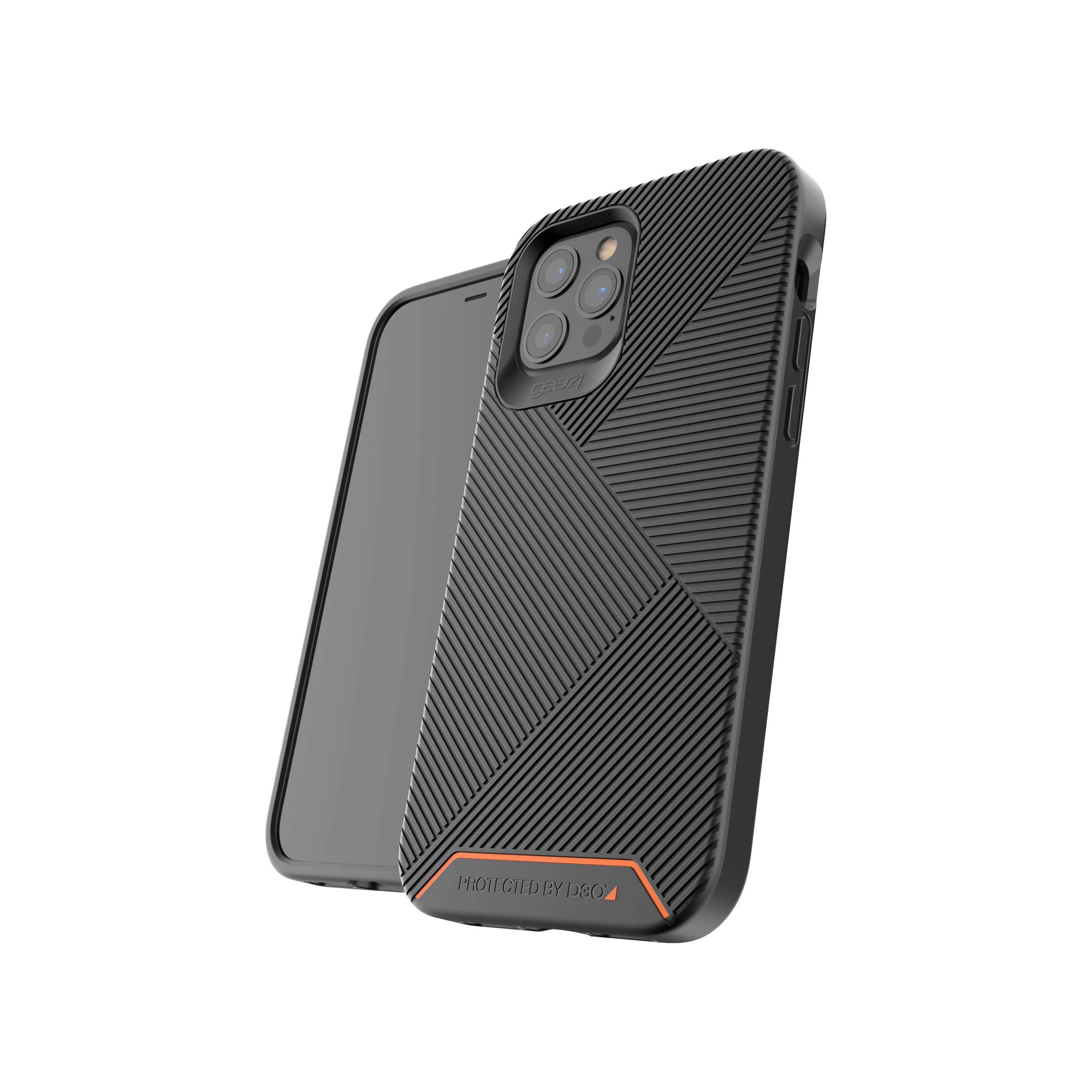 GEAR4 D3O Battersea, Backcover, Apple, iPhone 12/12 Pro, Black