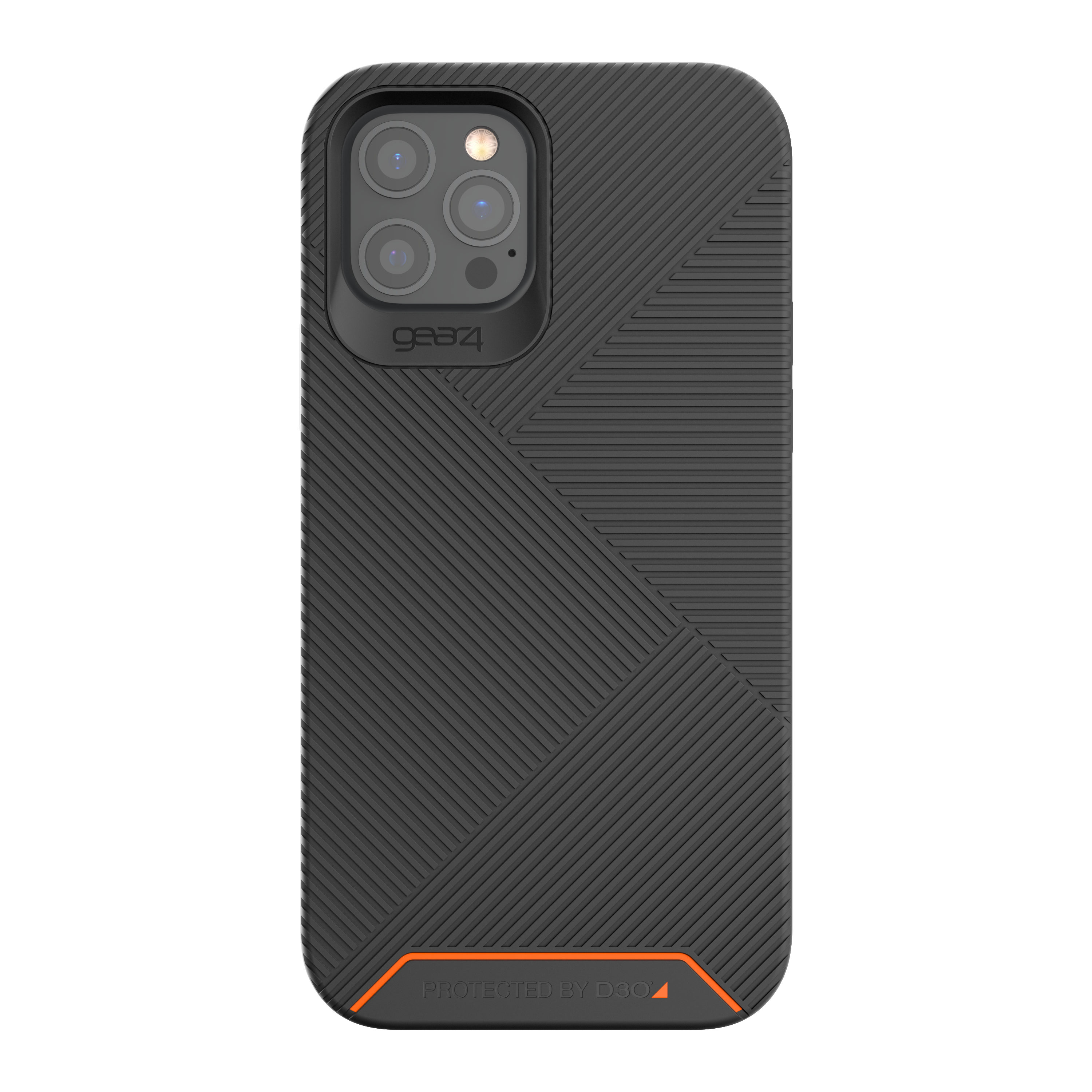 GEAR4 D3O Battersea, Backcover, Apple, iPhone 12/12 Pro, Black