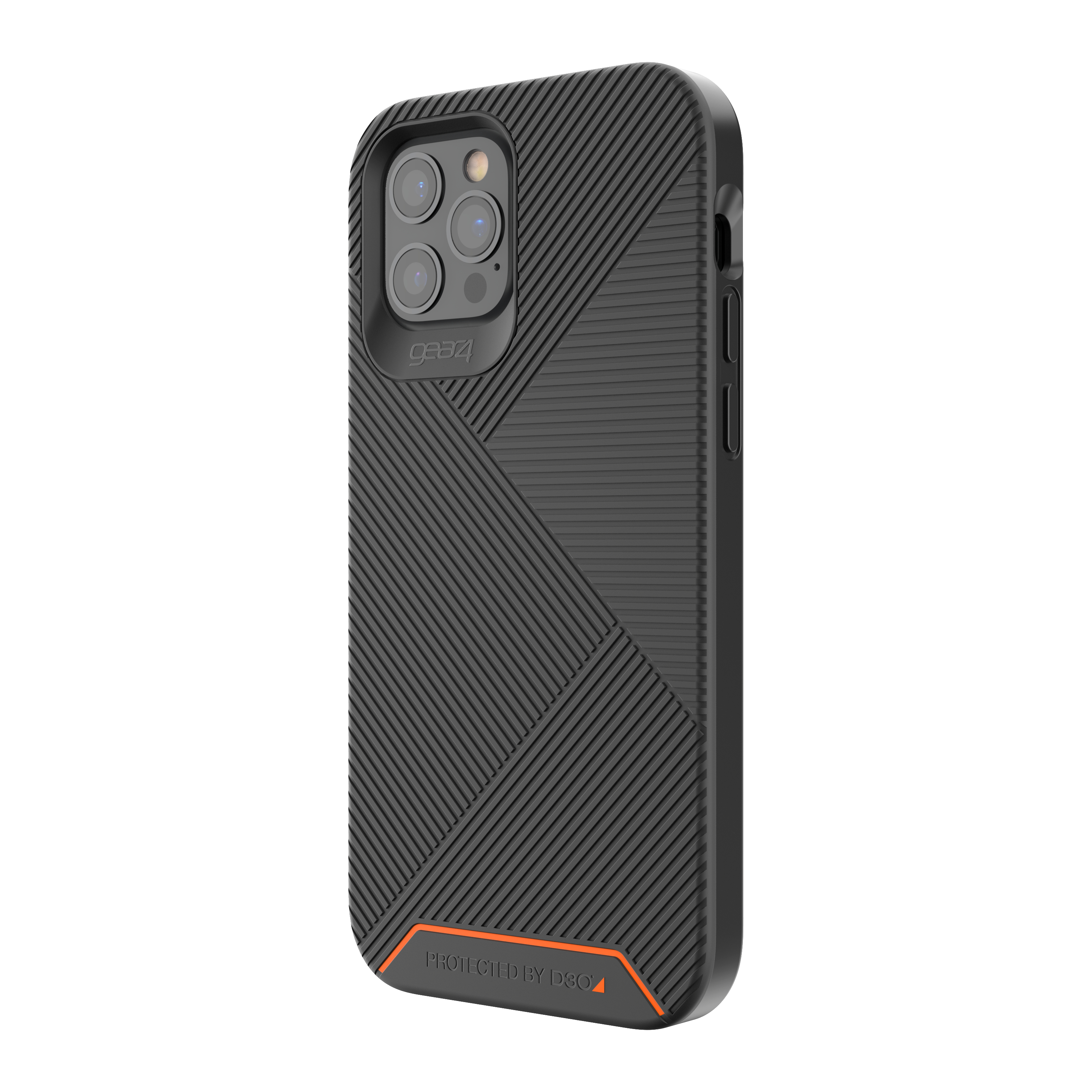 GEAR4 D3O Battersea, Backcover, Apple, iPhone 12/12 Pro, Black