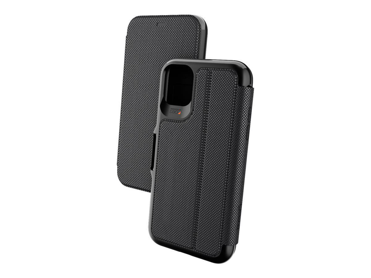 GEAR4 D3O Oxford Eco, Bookcover, Apple, iPhone 11, Black