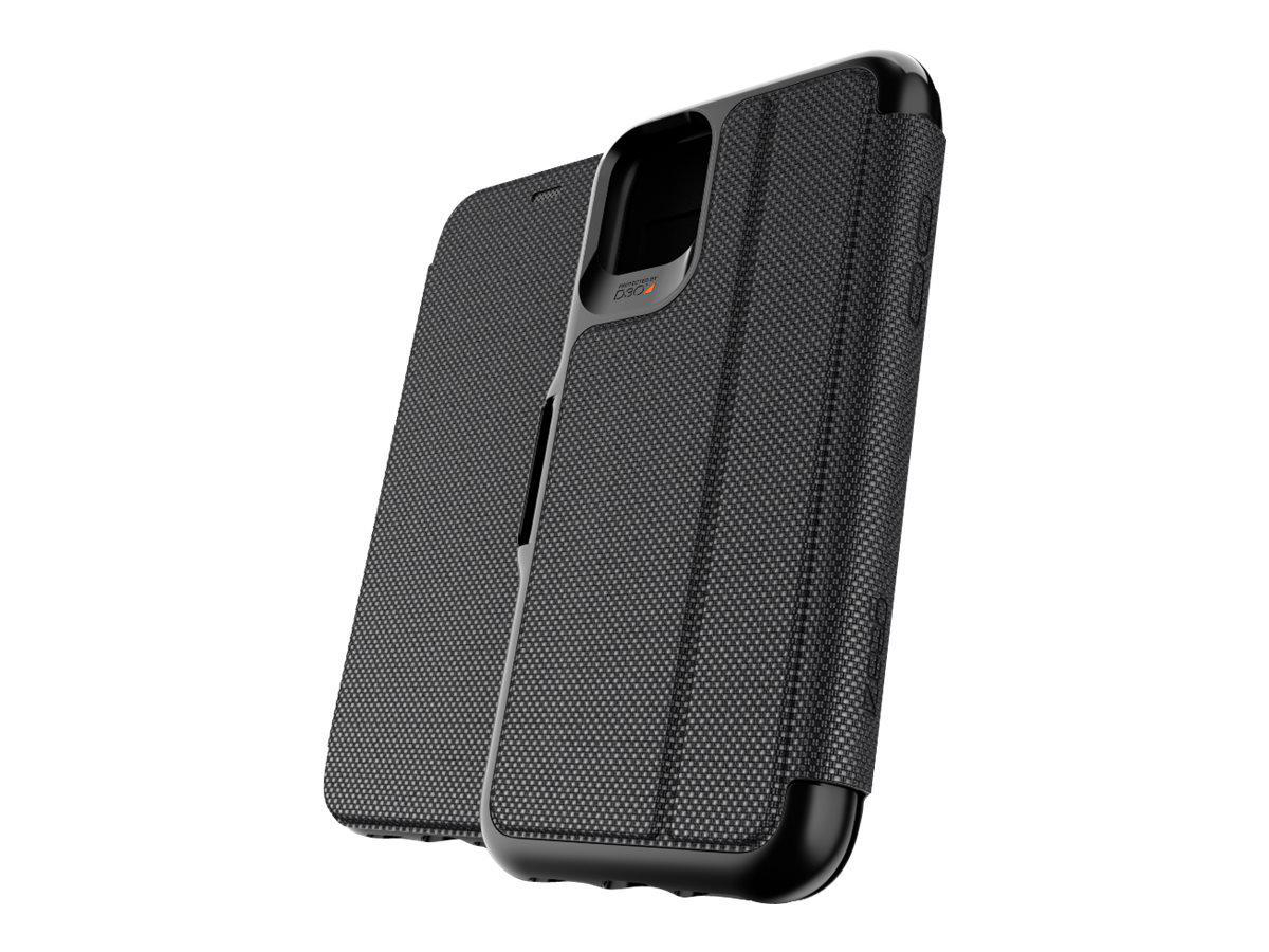 GEAR4 D3O Oxford Eco, Bookcover, Apple, iPhone 11, Black