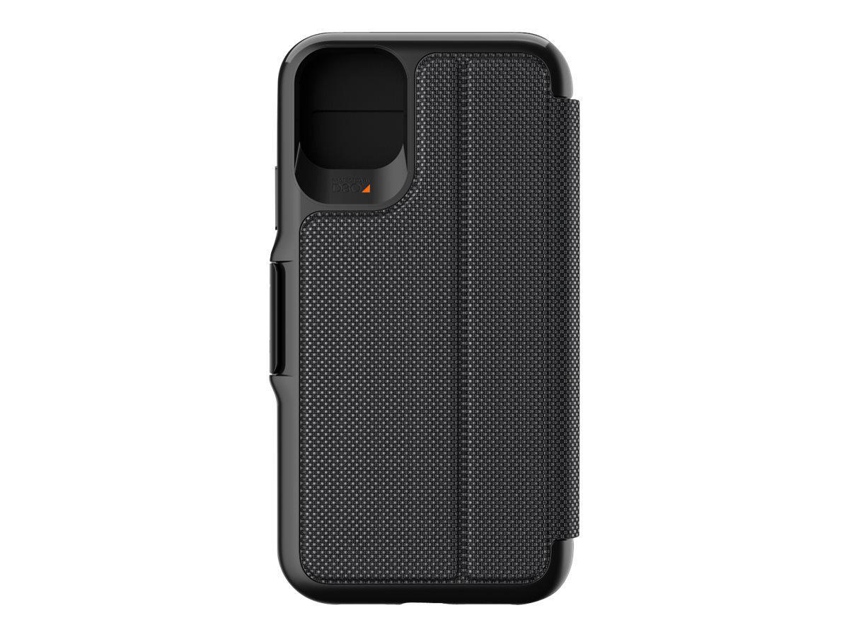 GEAR4 D3O Oxford Eco, Bookcover, Apple, iPhone 11, Black