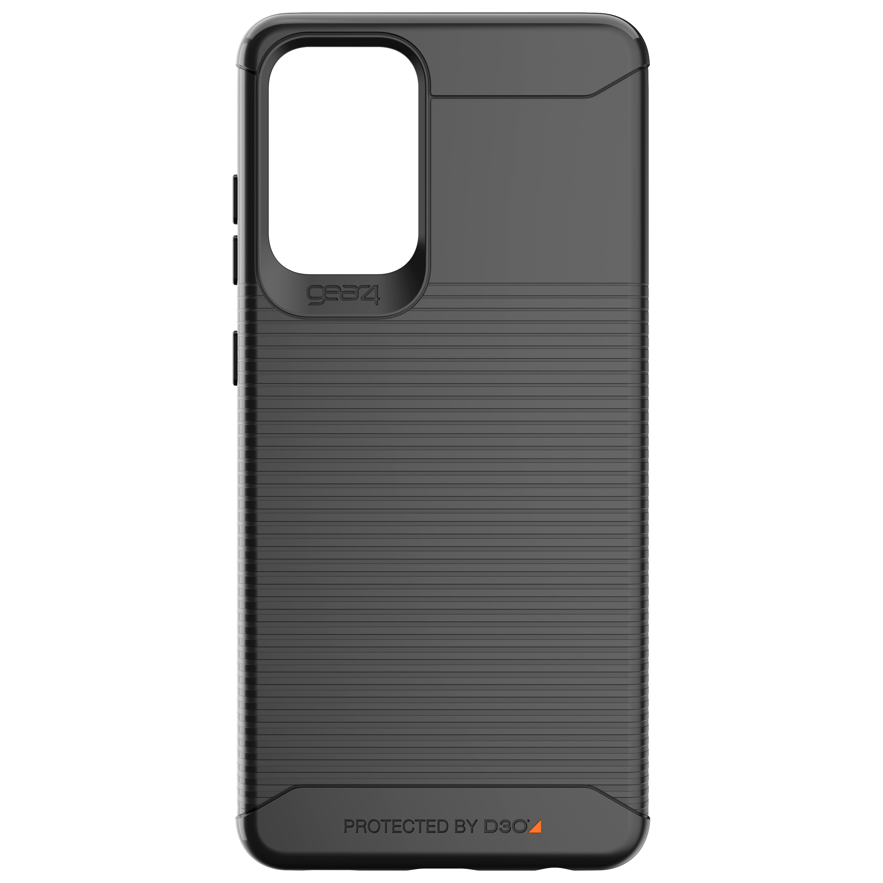 GEAR4 D3O Havana, Backcover, Samsung, Galaxy A52/A52 5G, Schwarz