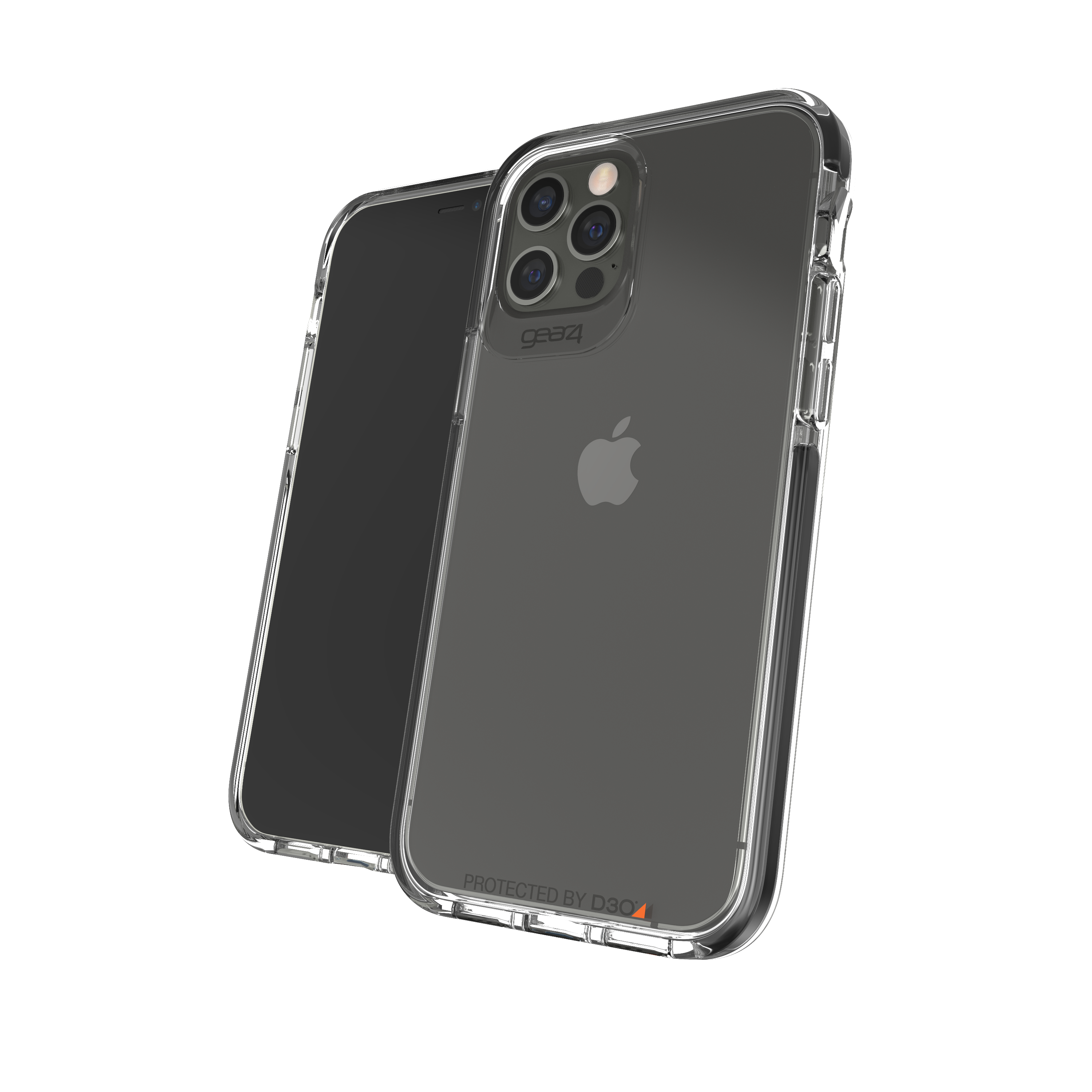 GEAR4  D3O Piccadilly, Backcover, Apple, iPhone 12/12 Pro, Black