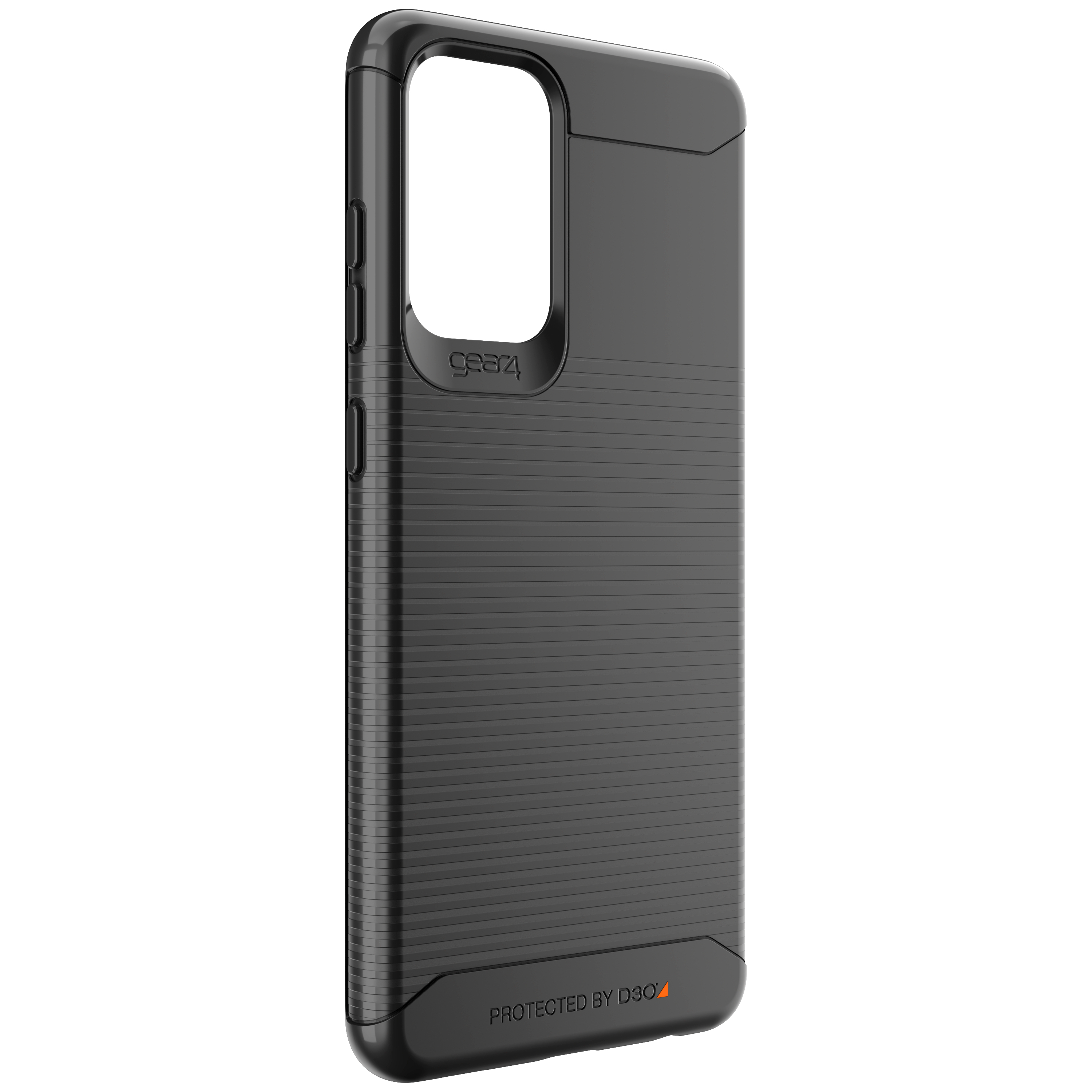 GEAR4 D3O Havana, Backcover, Samsung, Galaxy A52/A52 5G, Schwarz