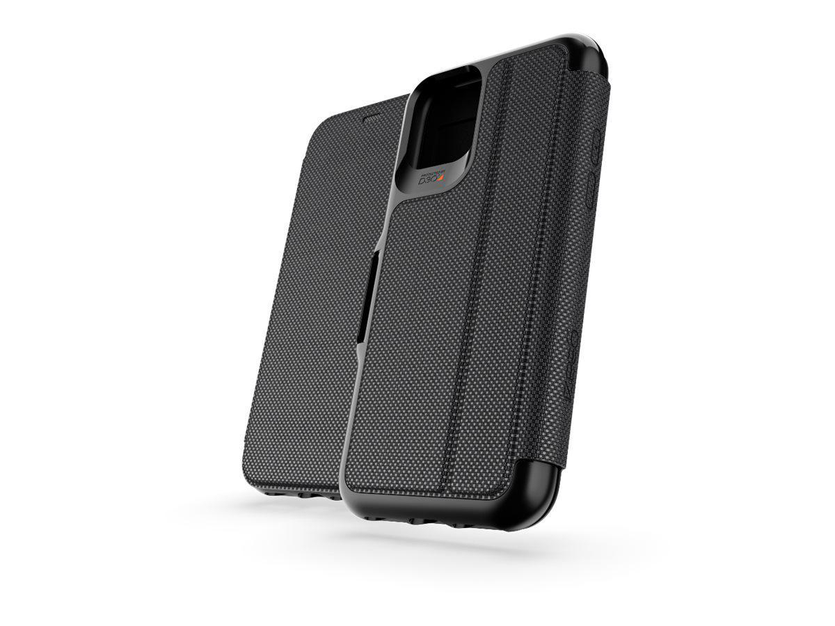 GEAR4 D3O Oxford Eco, Bookcover, Apple, iPhone 11 Pro, Black