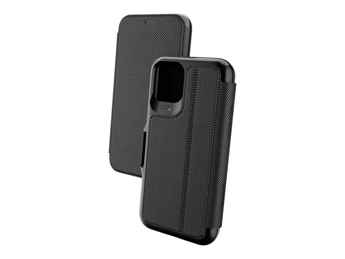 GEAR4 D3O Oxford Eco, Bookcover, Apple, iPhone 11 Pro, Black
