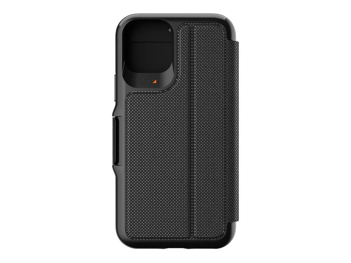 GEAR4 D3O Oxford Eco, Bookcover, Apple, iPhone 11 Pro, Black