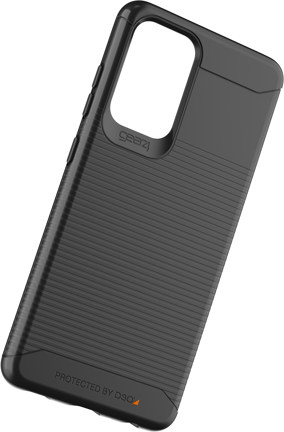 GEAR4 D3O Havana, Backcover, Samsung, Galaxy A52/A52 5G, Schwarz