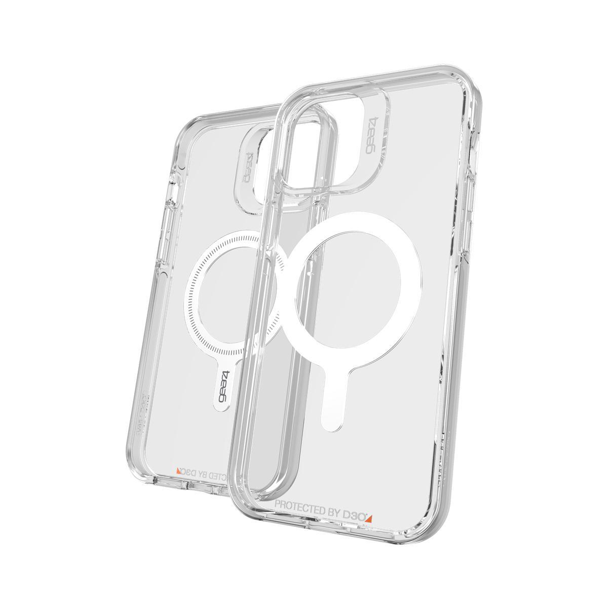 Pro Apple, iPhone 12 Crystal Max, Snap, GEAR4 D3O Palace Backcover, Transparent