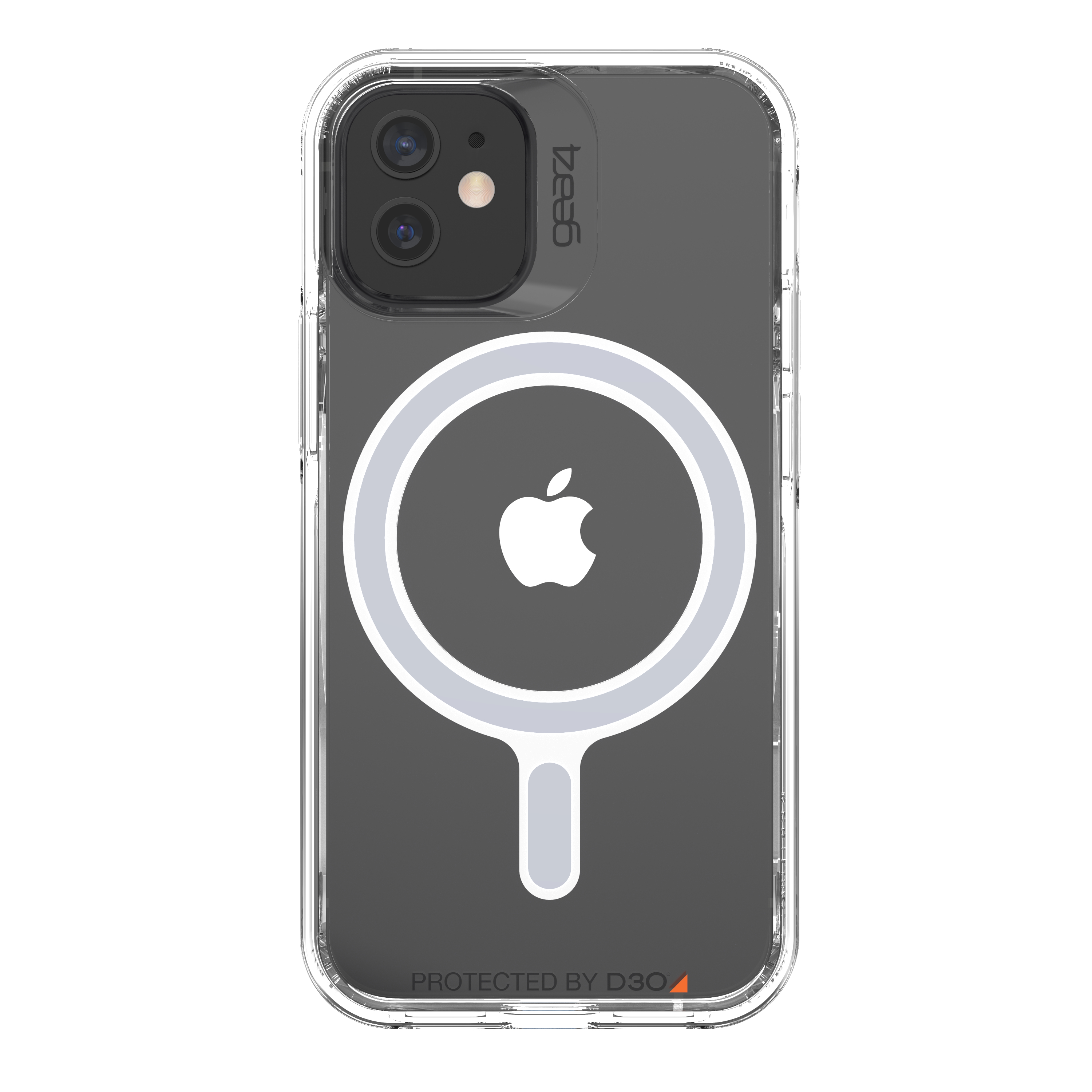 GEAR4 D3O Crystal Palace Snap, Backcover, Apple, iPhone 12 Mini, Transparent