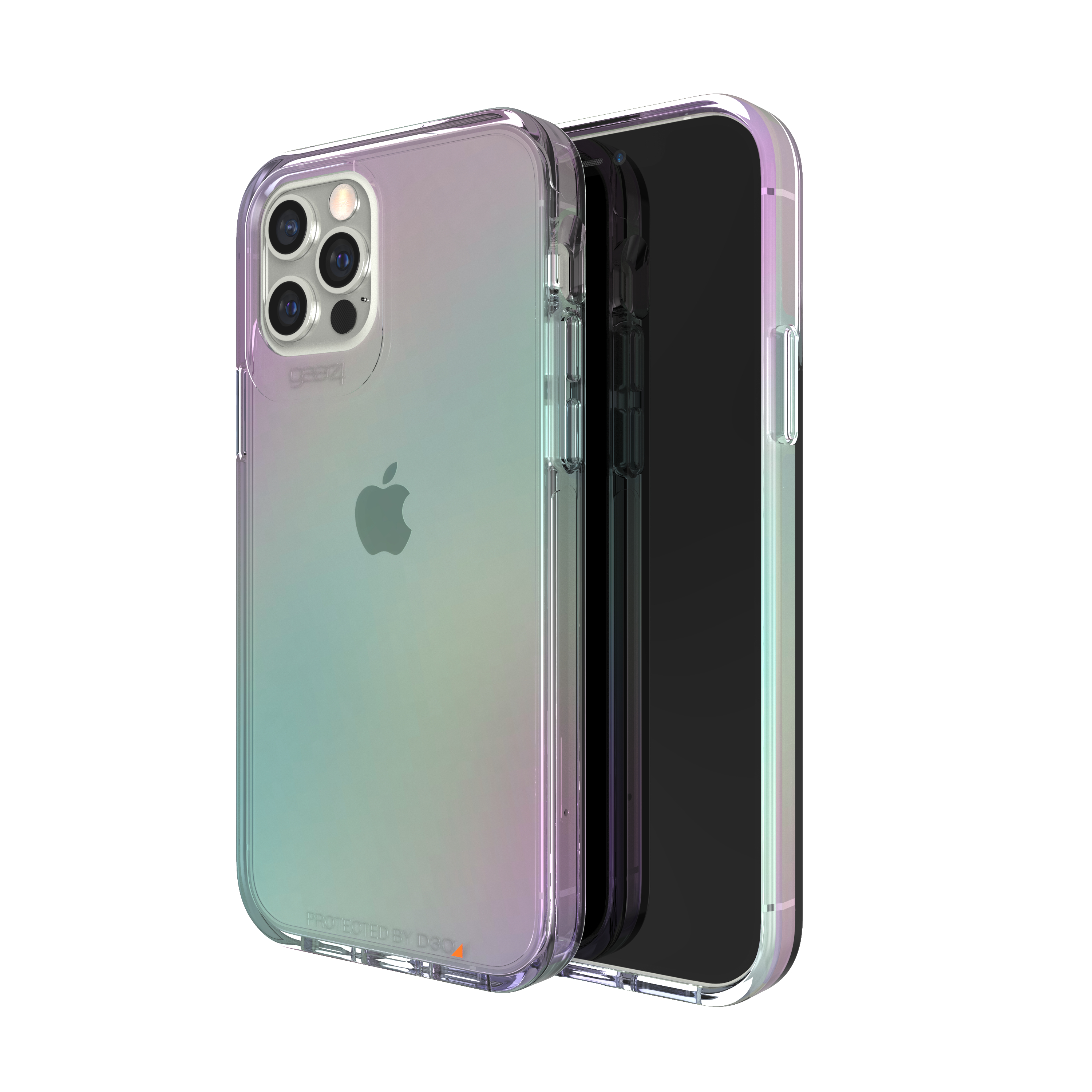 GEAR4 D3O Crystal Palace, Backcover, Apple, iPhone 12/12 Pro, Iridescent