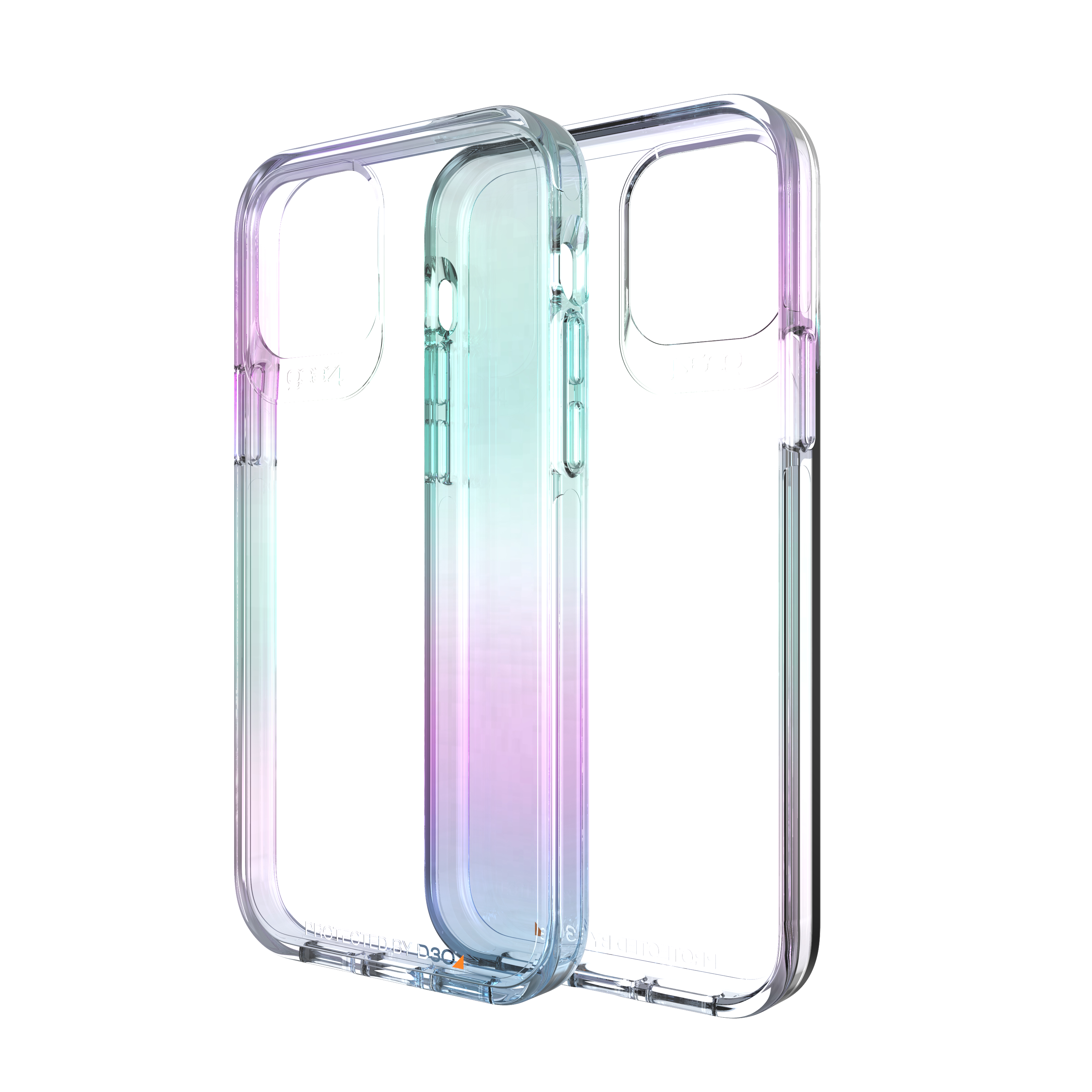 GEAR4 D3O Crystal Palace, Backcover, Apple, iPhone 12/12 Pro, Iridescent
