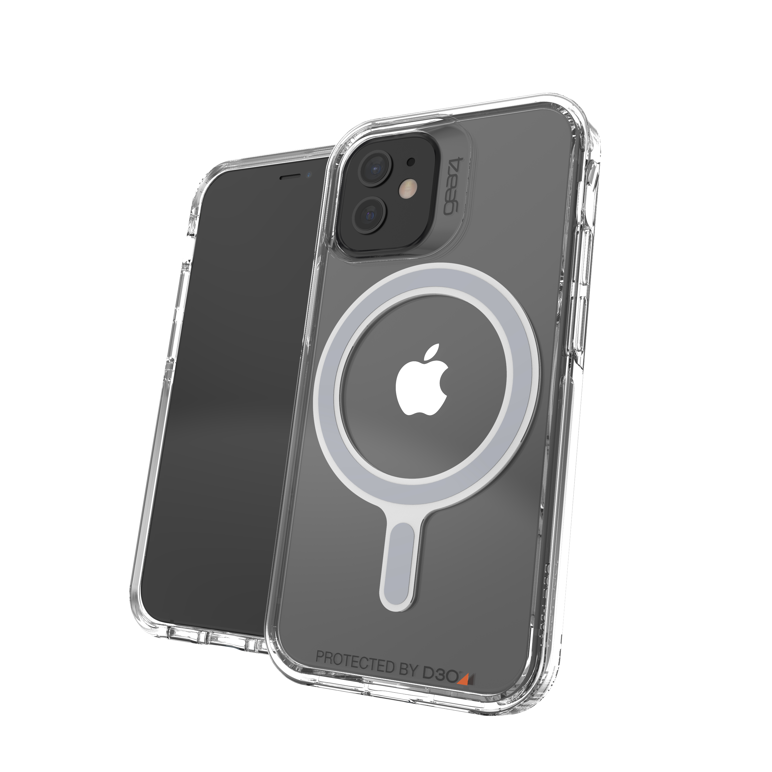 GEAR4 D3O Crystal Palace Snap, Backcover, Apple, iPhone 12 Mini, Transparent