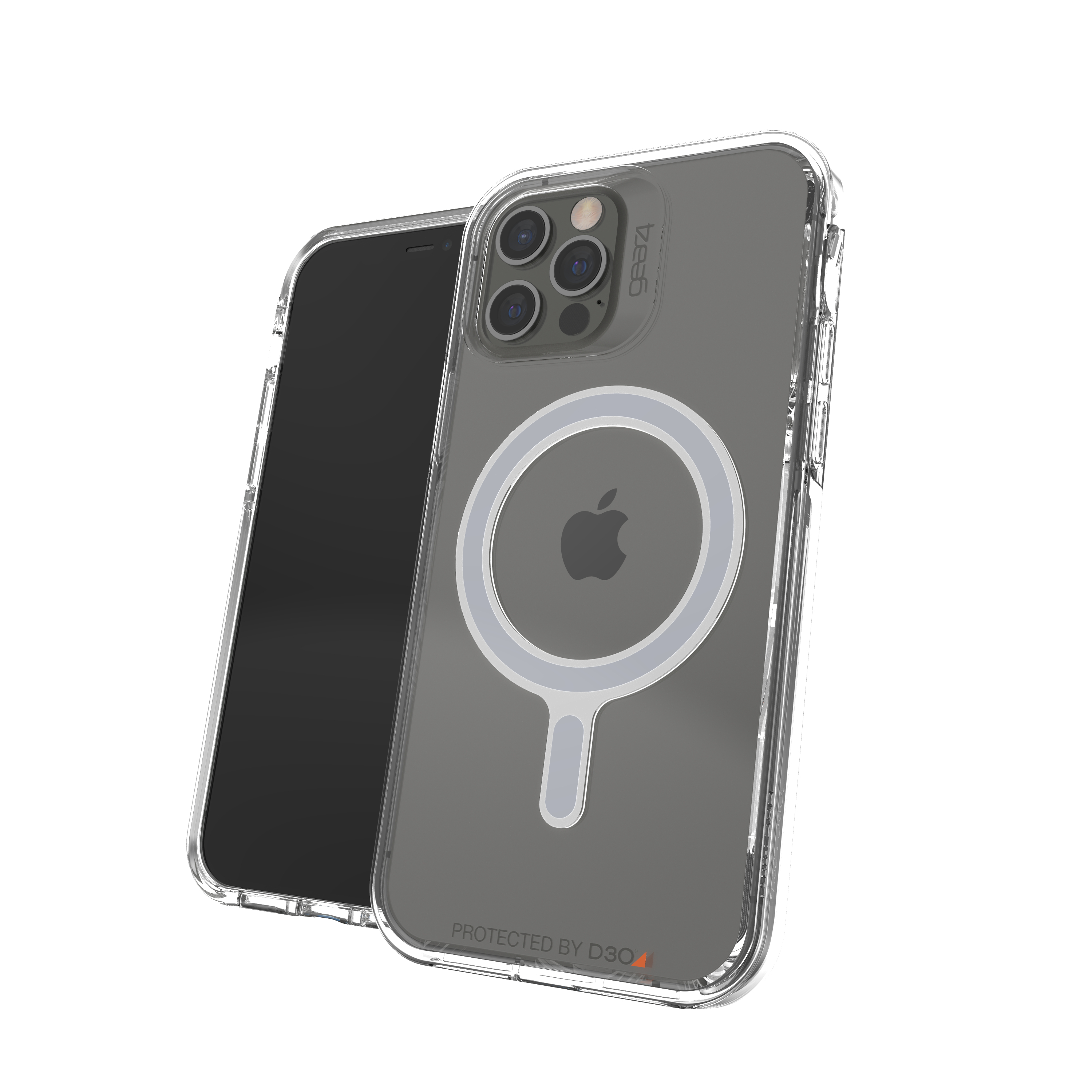 GEAR4 D3O Crystal Palace Snap, Backcover, Transparent iPhone Apple, 12/12 Pro