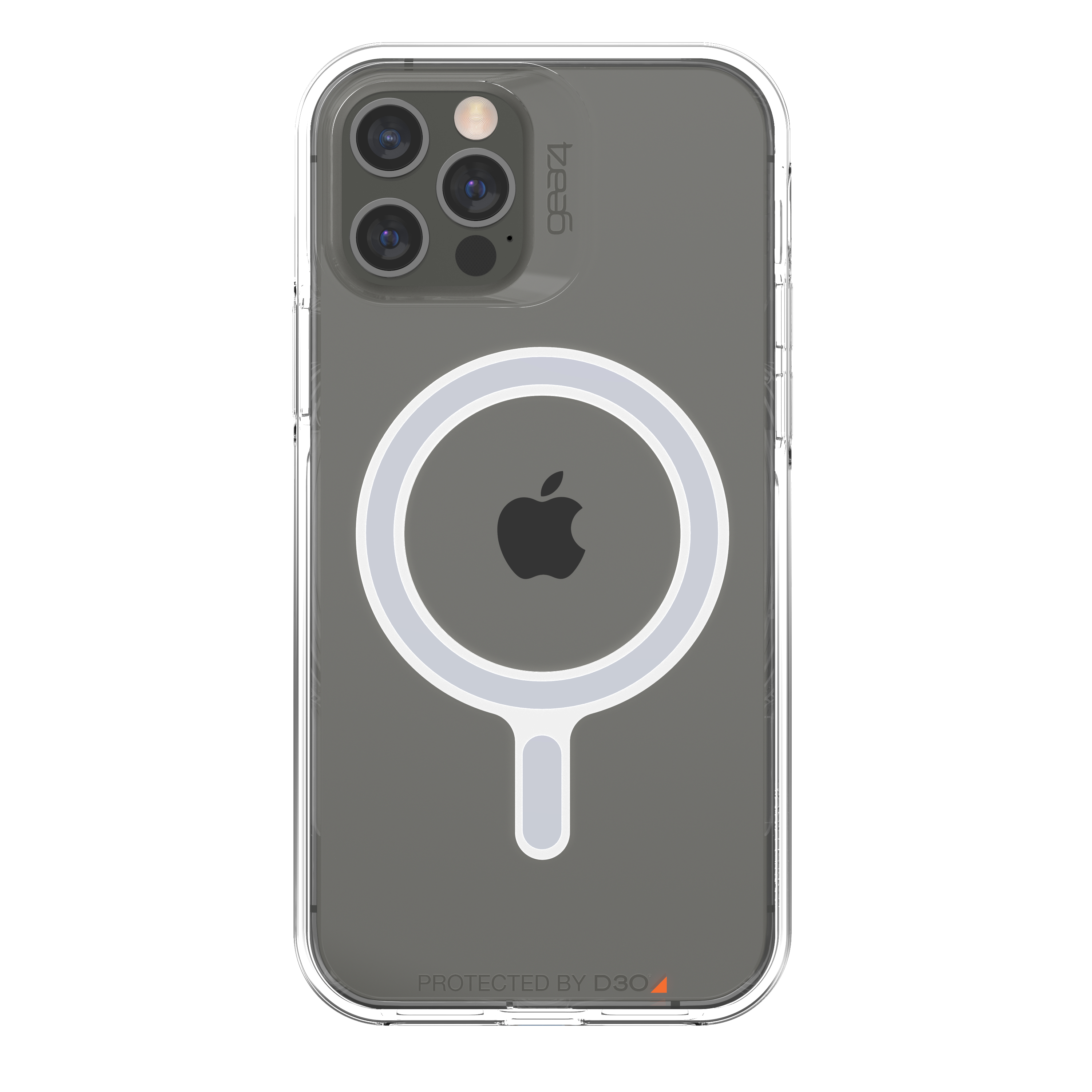 GEAR4 D3O Crystal iPhone Palace Transparent Backcover, 12/12 Pro, Snap, Apple