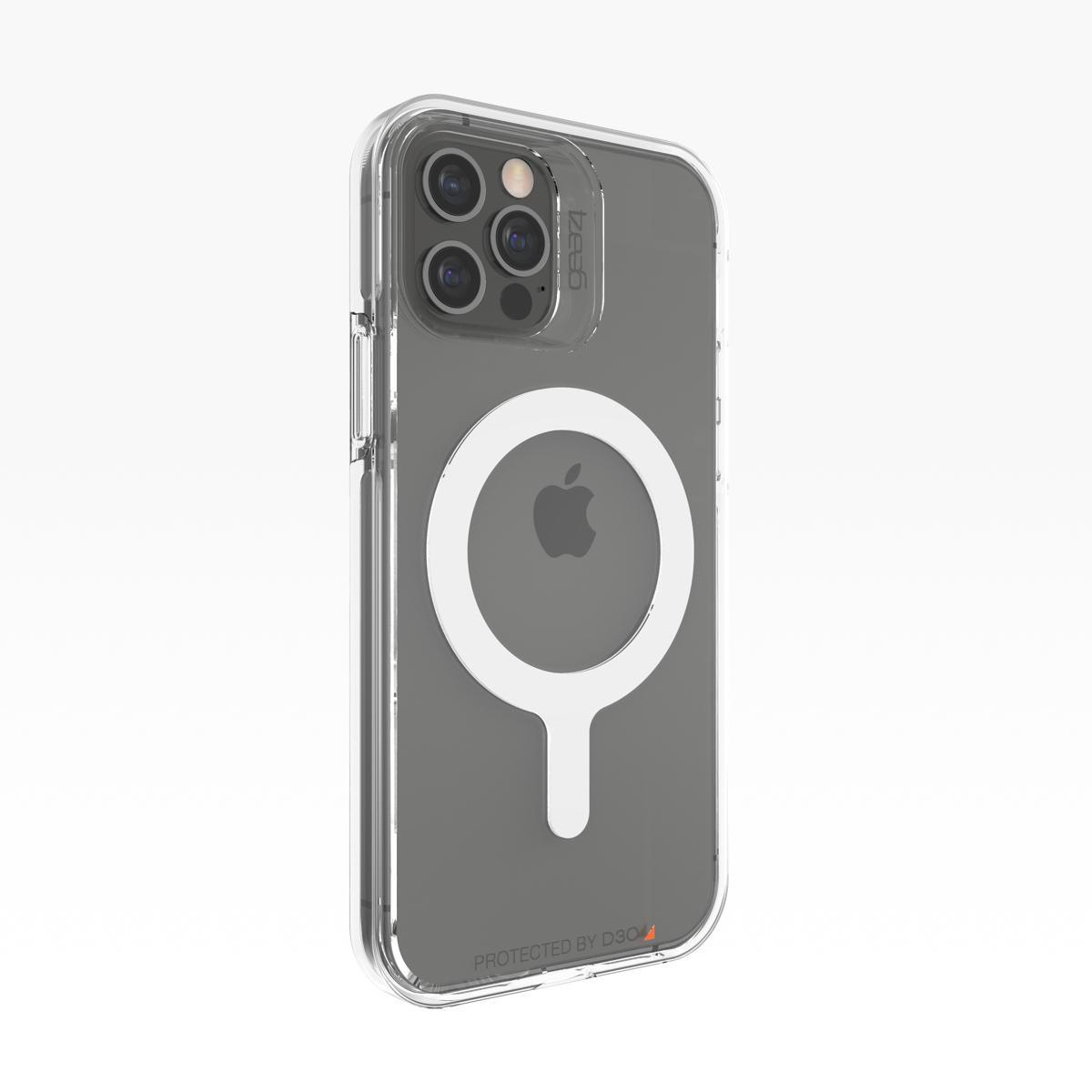 GEAR4 D3O Crystal iPhone Palace Transparent Backcover, 12/12 Pro, Snap, Apple