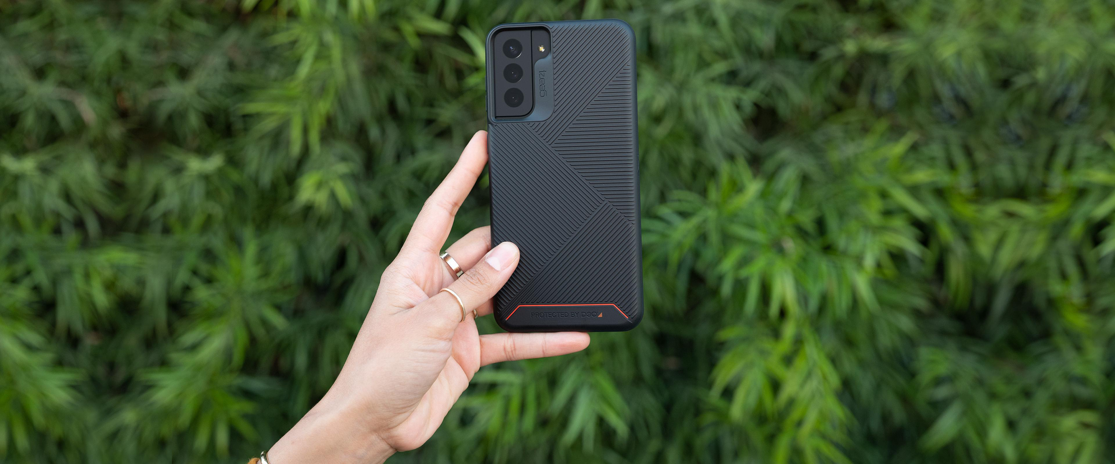 GEAR4 D3O Denali, Backcover, Samsung, Galaxy S21, Schwarz