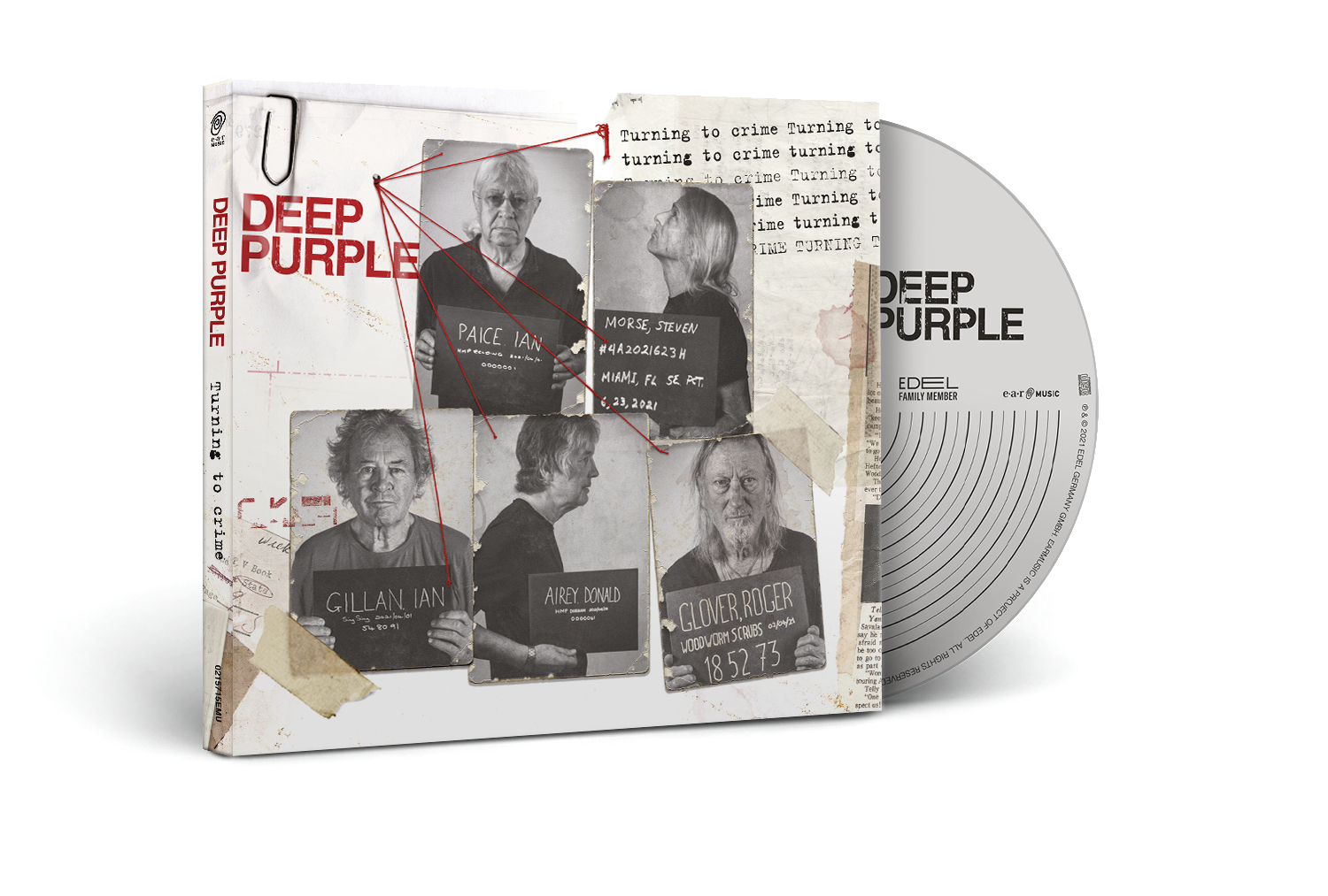 To Purple - (CD) Turning - Deep Crime (Digipak)