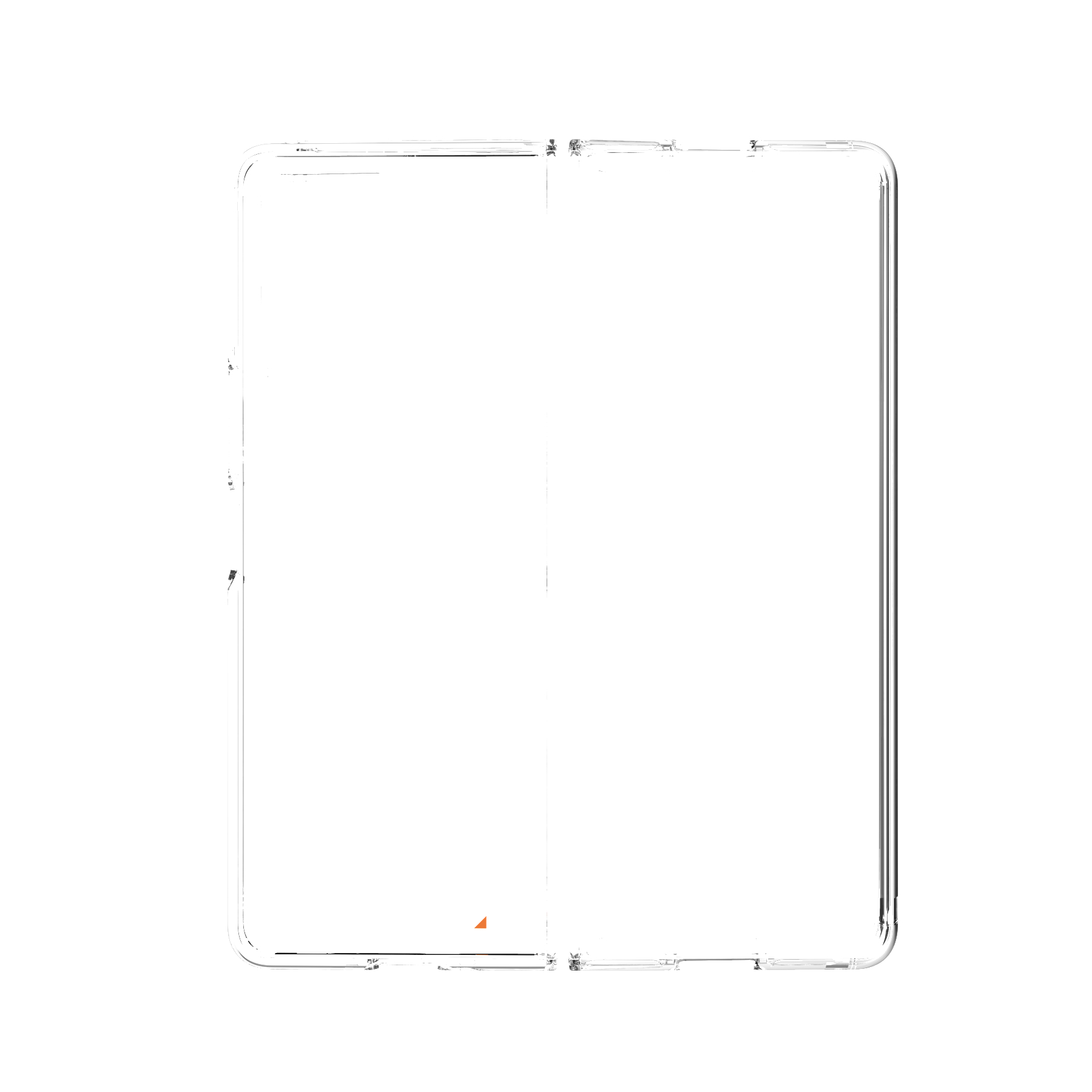 GEAR4 D3O Crystal Palace, Backcover, Samsung, Galaxy Z Fold 2, Clear
