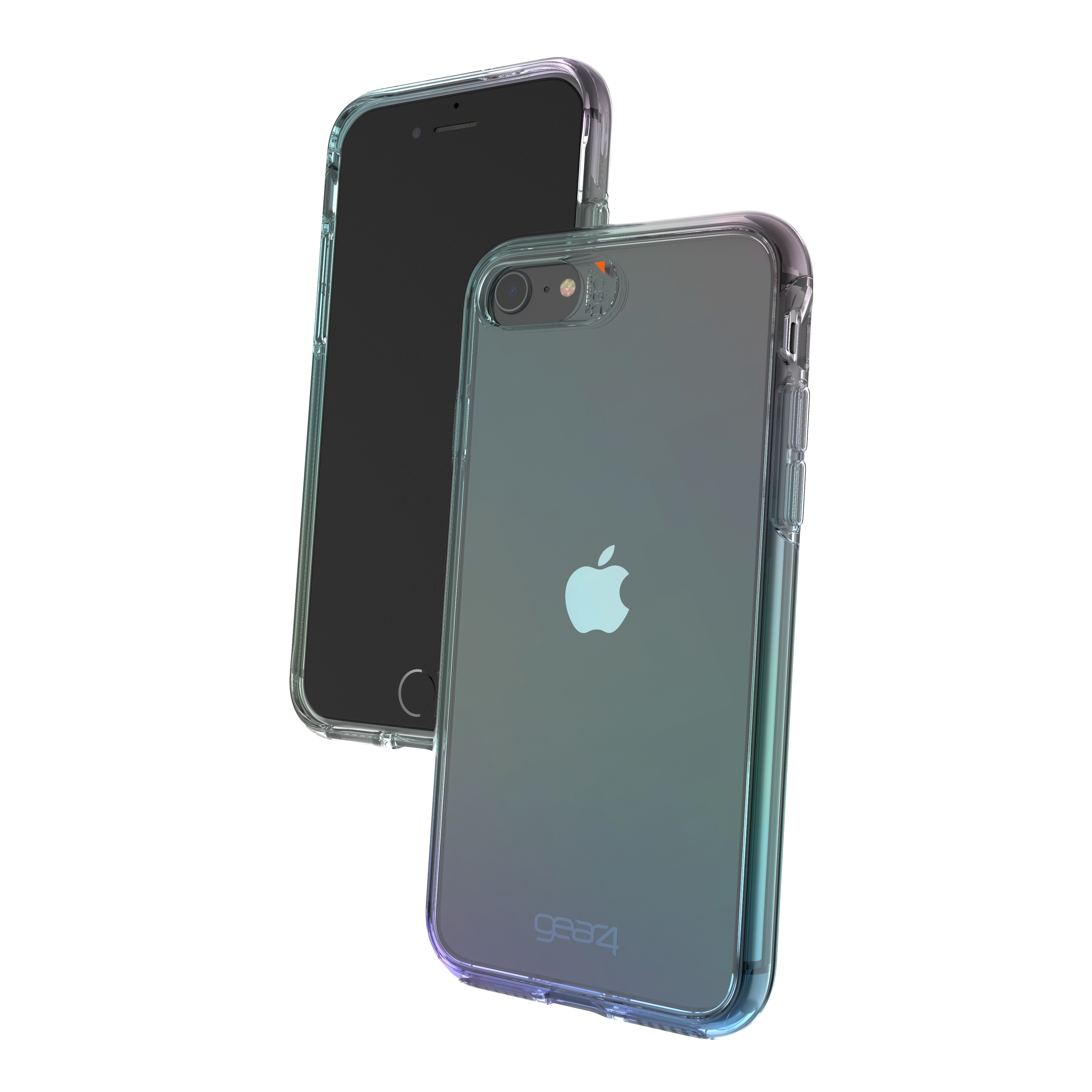 GEAR4 D3O Crystal Palace, Backcover, Apple, iPhone 6/6S/7/7S/8/SE2, Iridescent