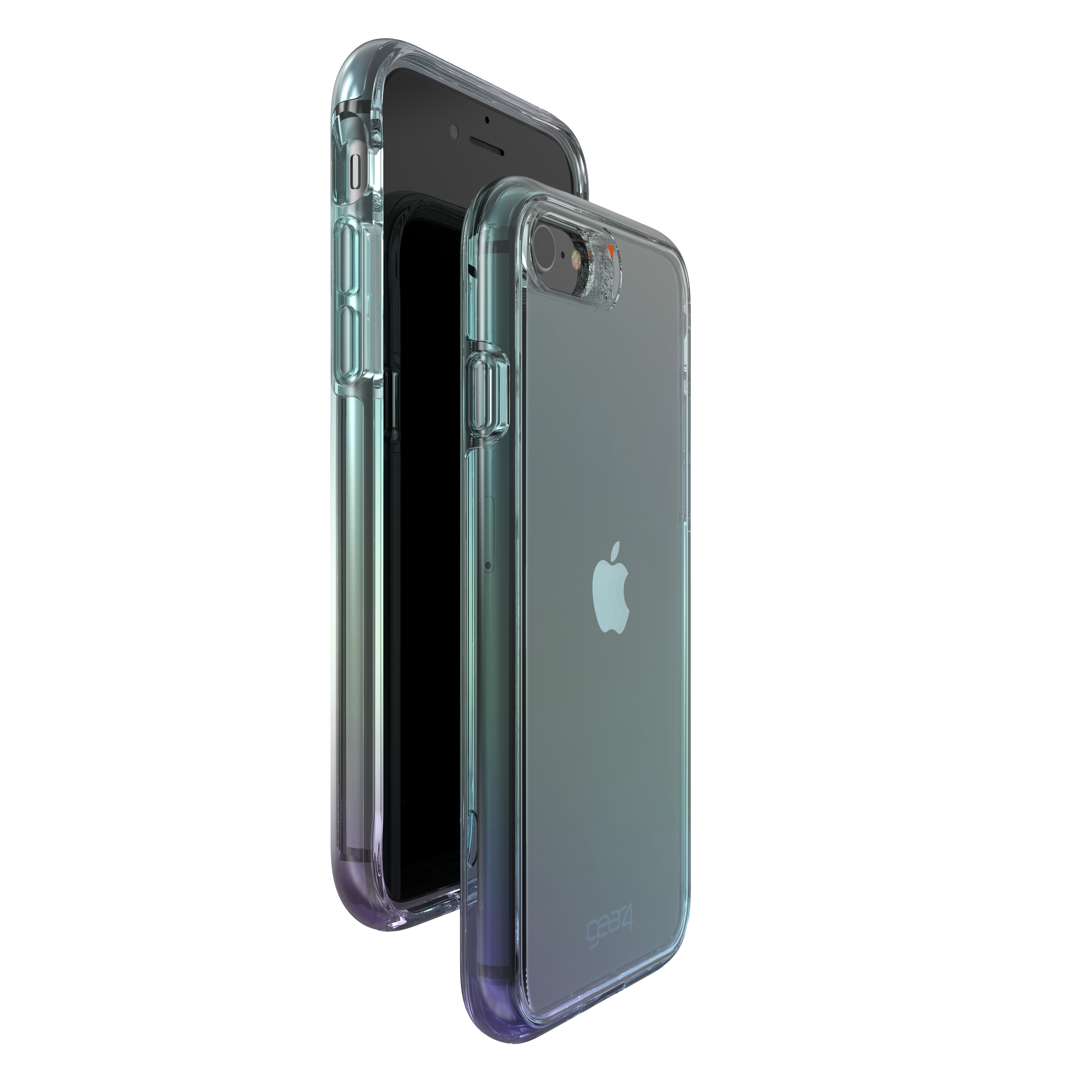 GEAR4 D3O Crystal Palace, Backcover, Apple, iPhone 6/6S/7/7S/8/SE2, Iridescent