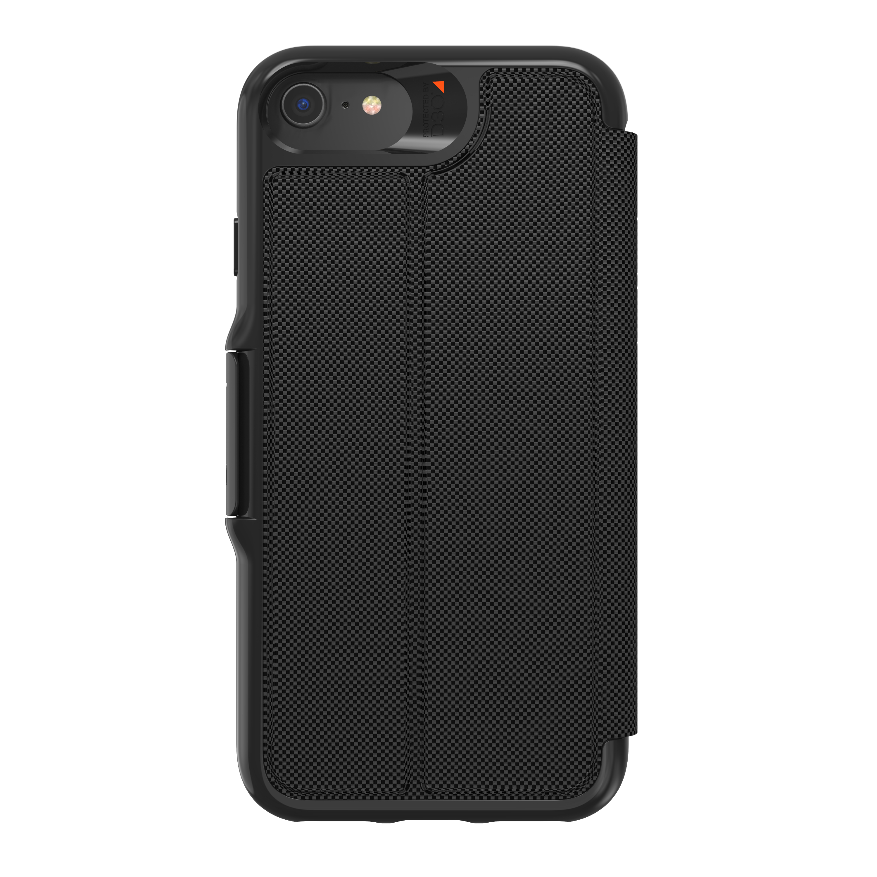 GEAR4 D3O Oxford ECO, Bookcover, Apple, iPhone 6/6S/7/7S/8/SE2, Black