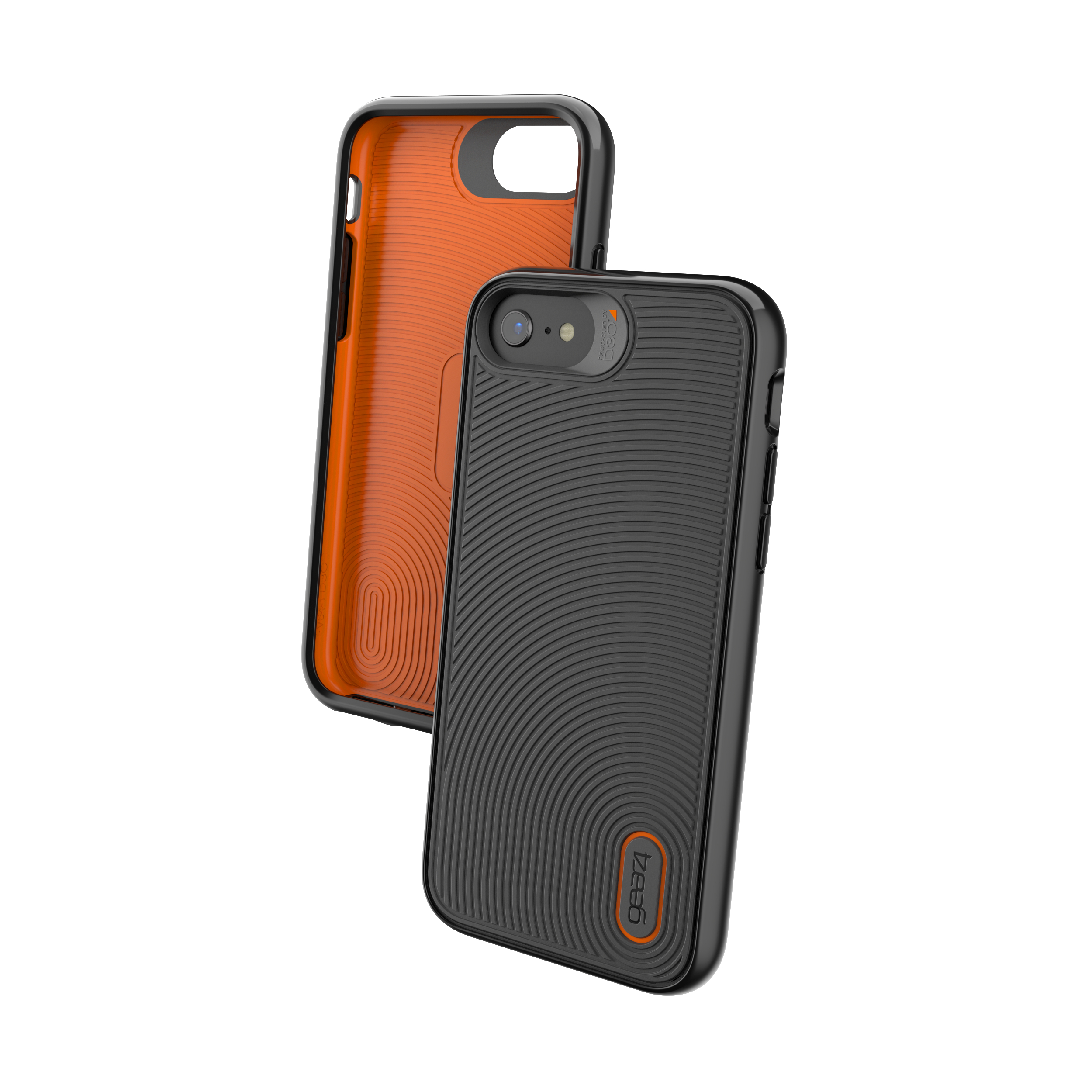 GEAR4 D3O Battersea, Backcover, Apple, iPhone 6/6S/7/7S/8/SE2, Black