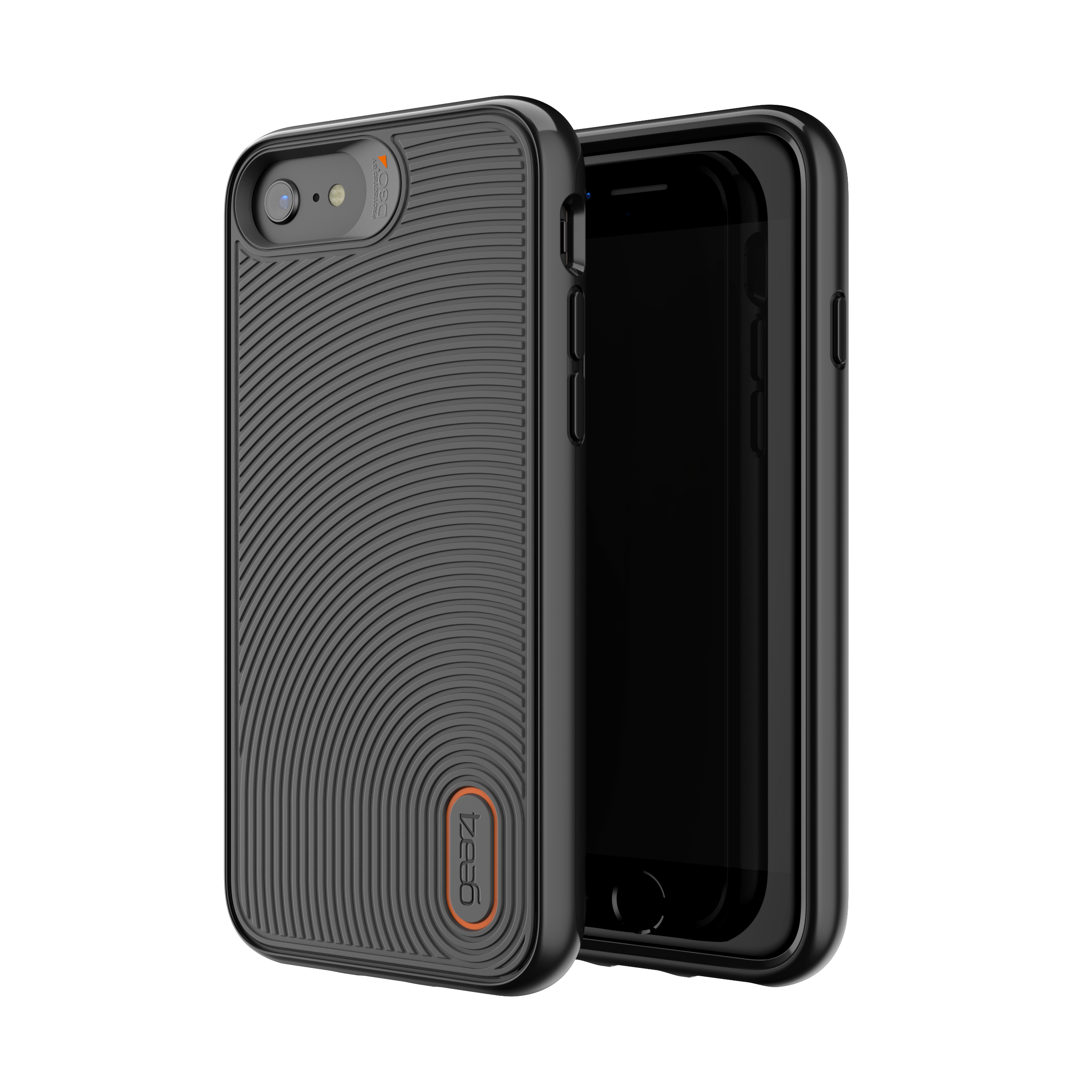 GEAR4 D3O Battersea, Backcover, Apple, iPhone 6/6S/7/7S/8/SE2, Black