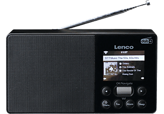 LENCO PIR-510BK - radio digitale (Internet radio, DAB+, FM, DAB, Nero)