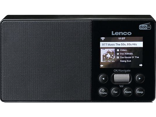 LENCO PIR-510BK - radio digitale (Internet radio, DAB+, FM, DAB, Nero)